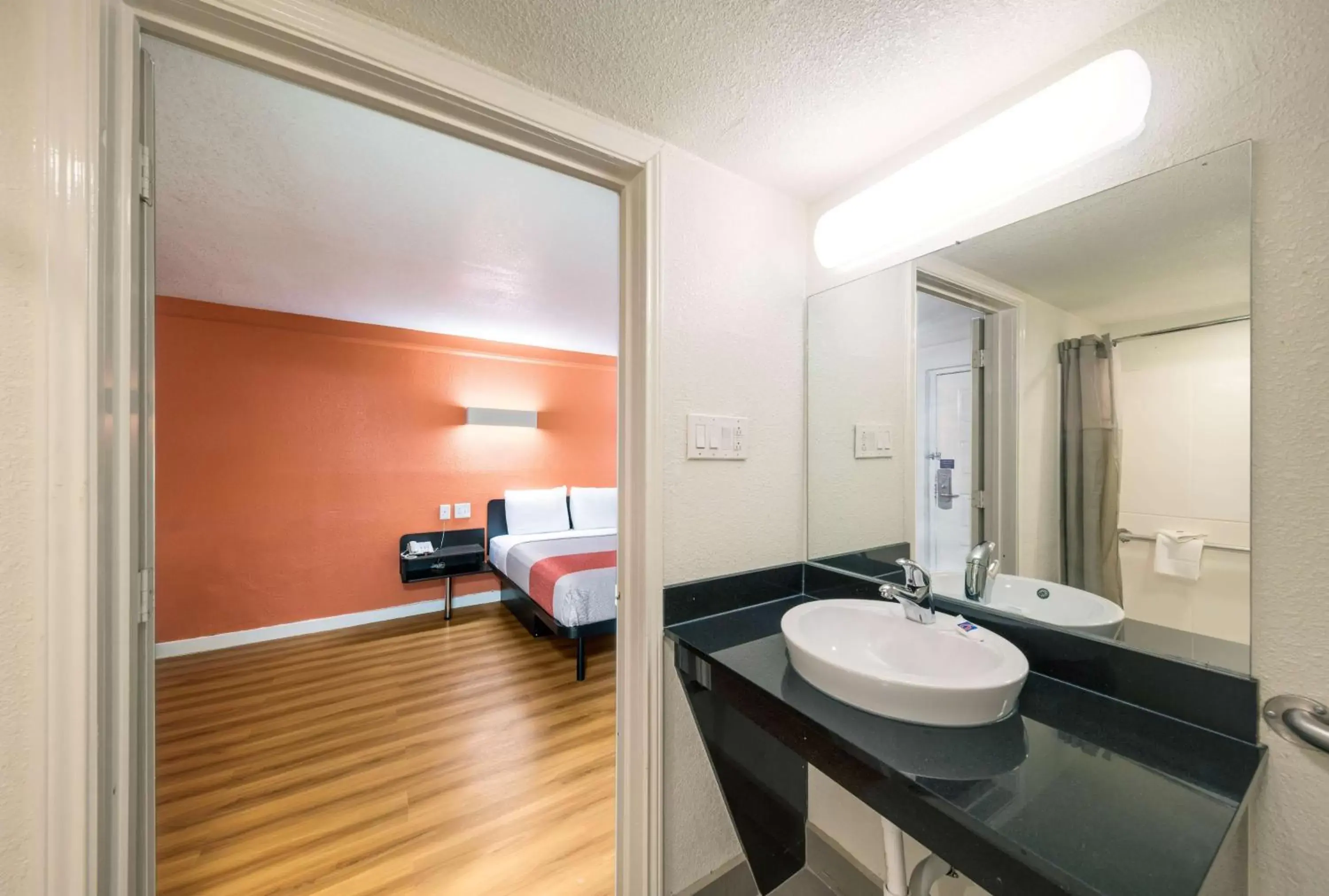 Photo of the whole room, Bathroom in Motel 6-Dallas, TX - Farmers Branch