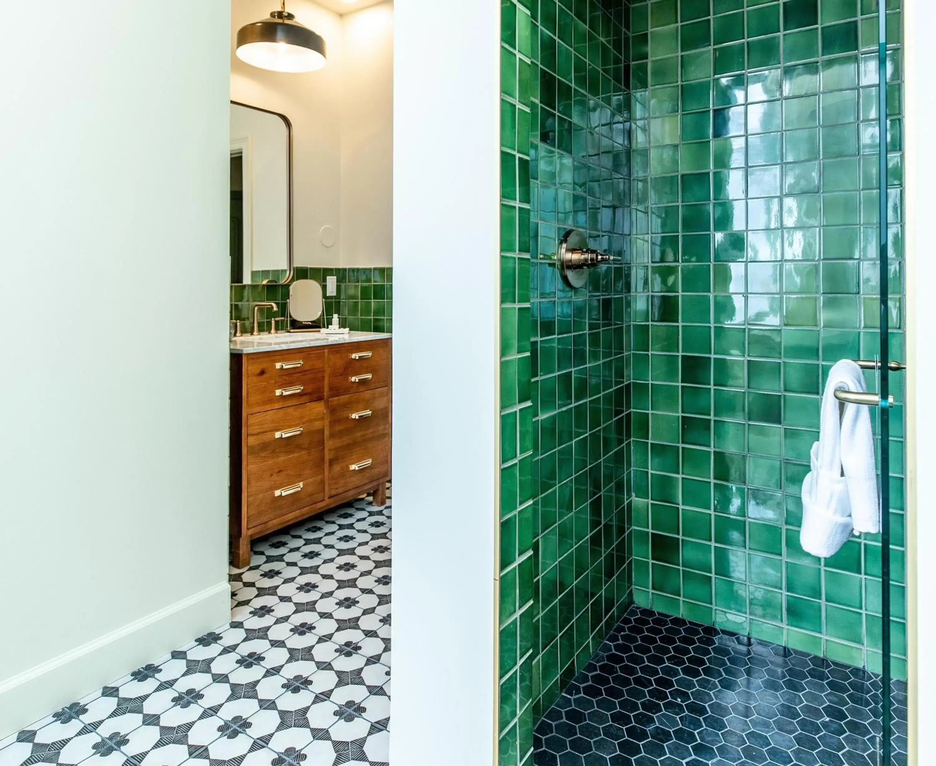 Bathroom in The Mining Exchange A Wyndham Grand Hotel & Spa