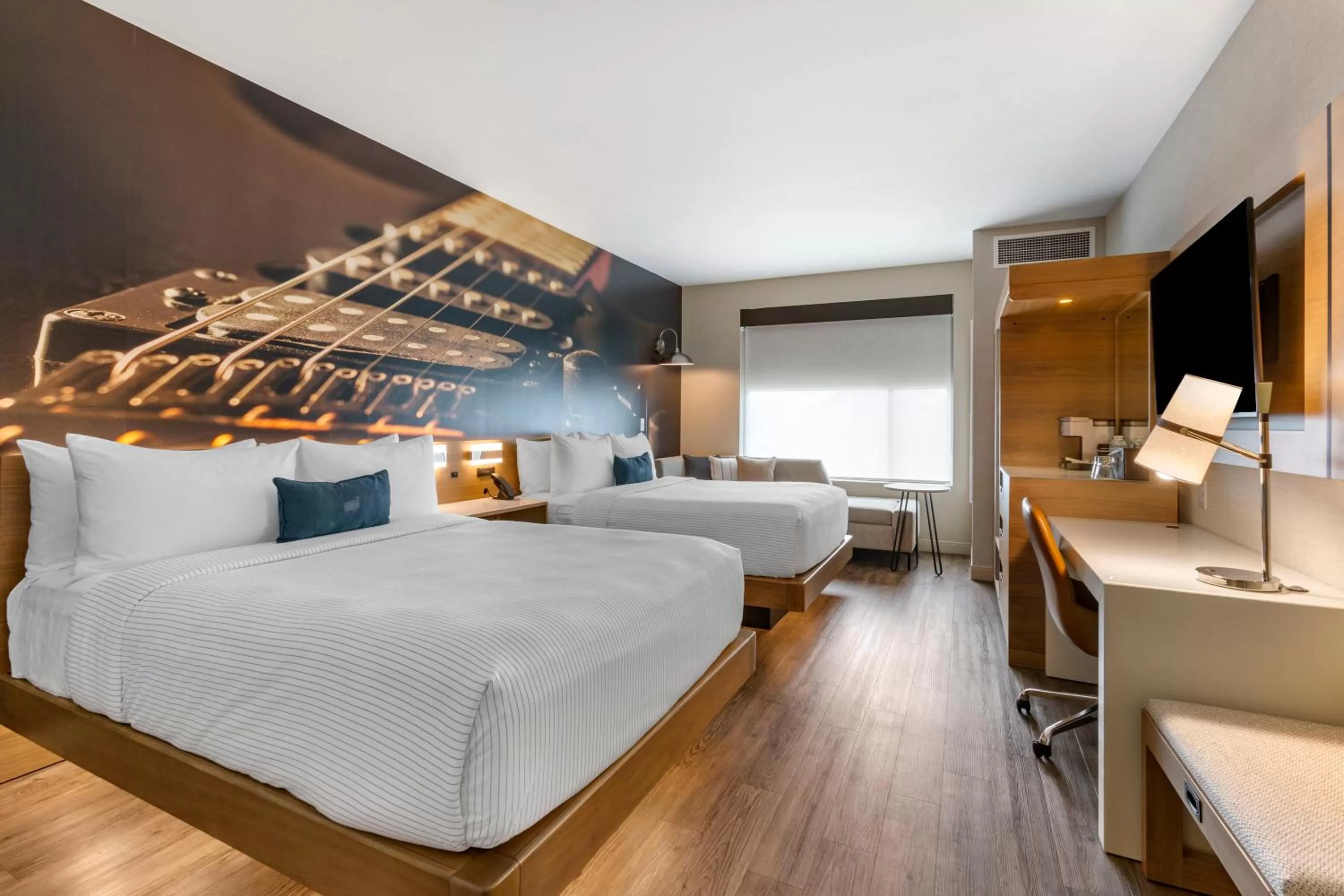 Photo of the whole room, Bed in Cambria Hotel Austin Airport