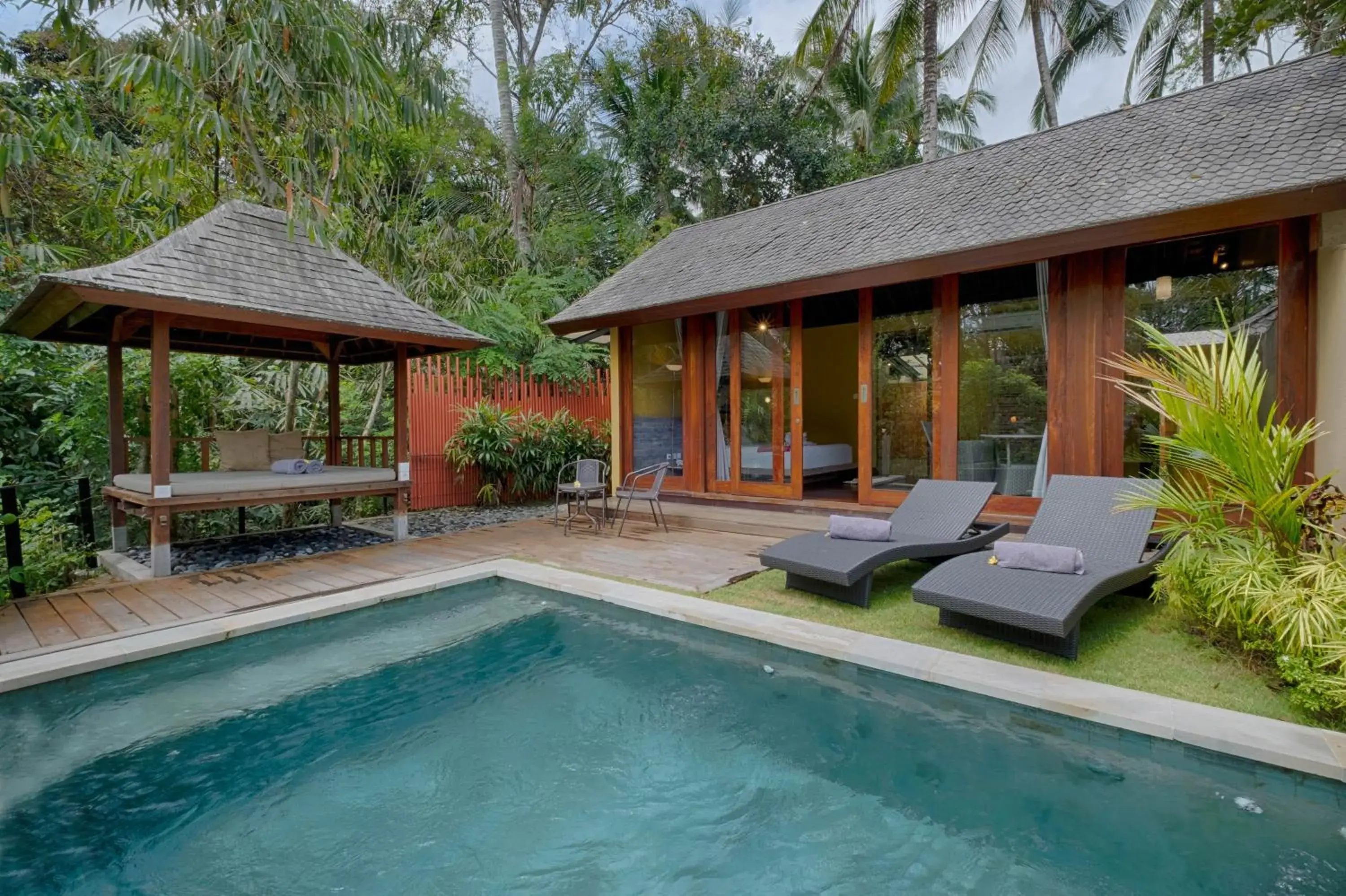 Property building, Swimming Pool in Samkhya Villa Ubud