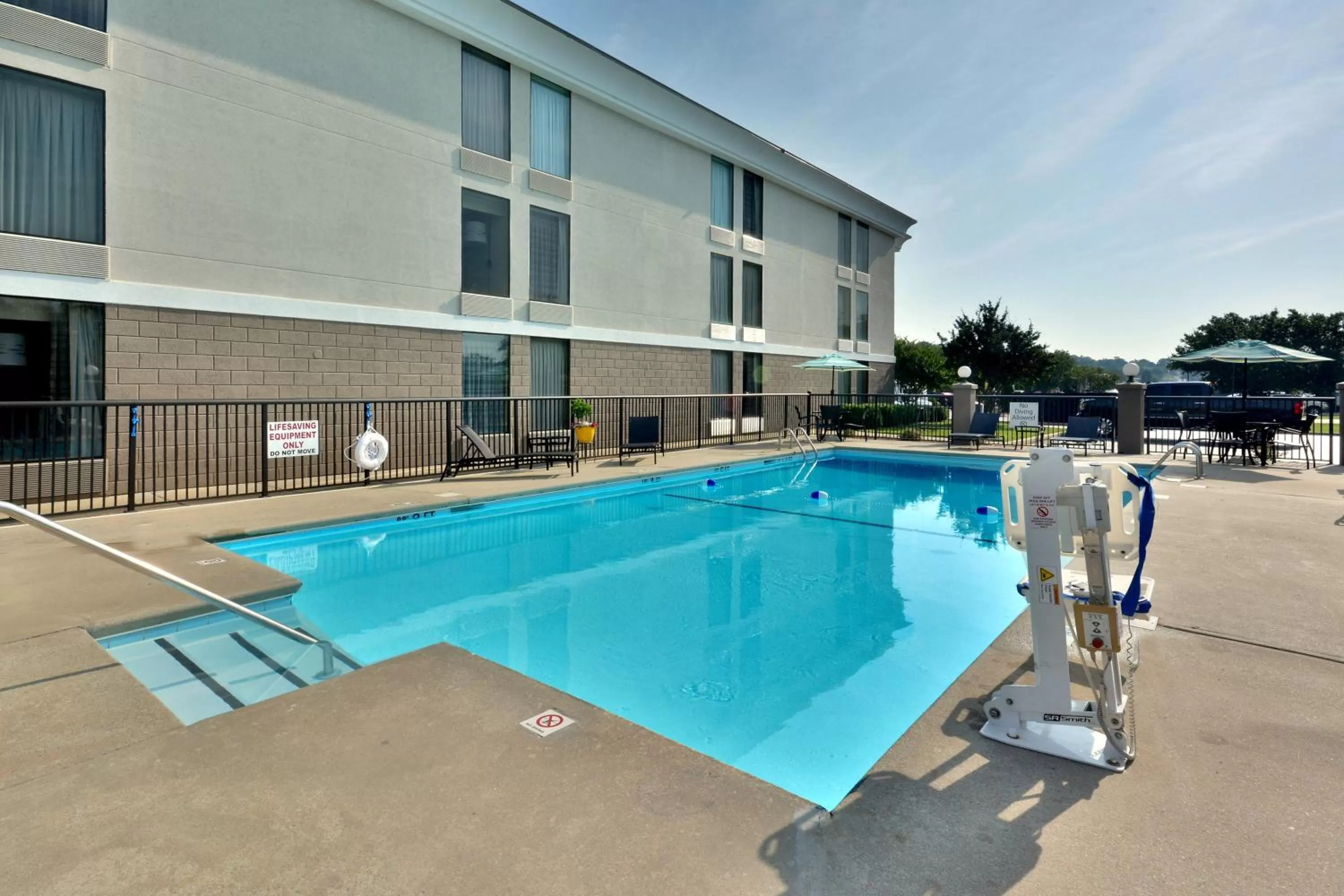 Swimming pool in Holiday Inn Express Danville by IHG