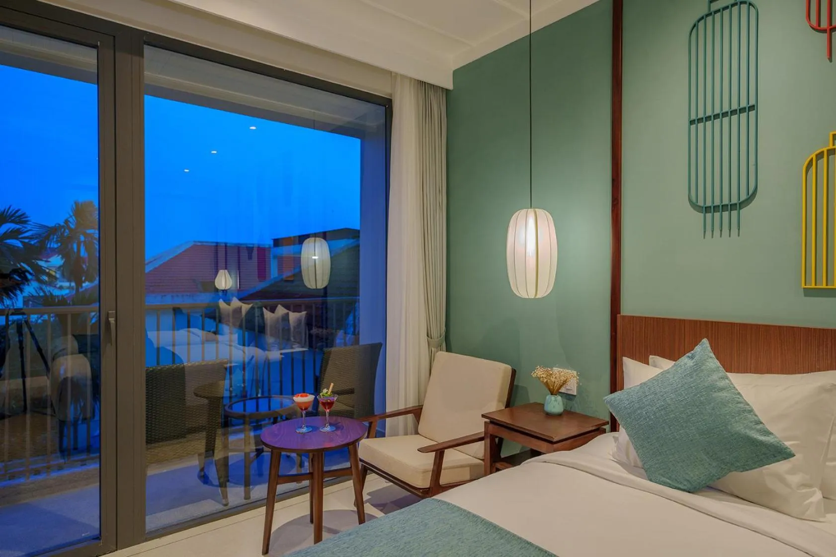 View (from property/room), Bed in Cozy An Boutique Hotel Hoian