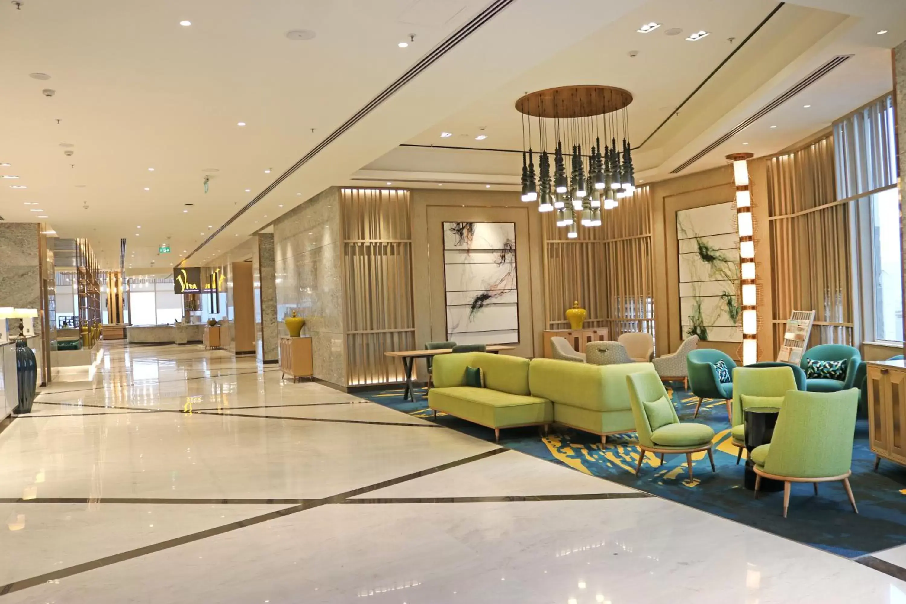 Property building, Lobby/Reception in Holiday Inn Chandigarh Zirakpur, an IHG Hotel