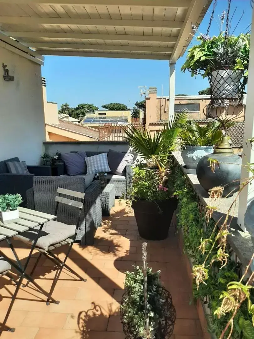 Balcony/Terrace in B&B Le Lanterne