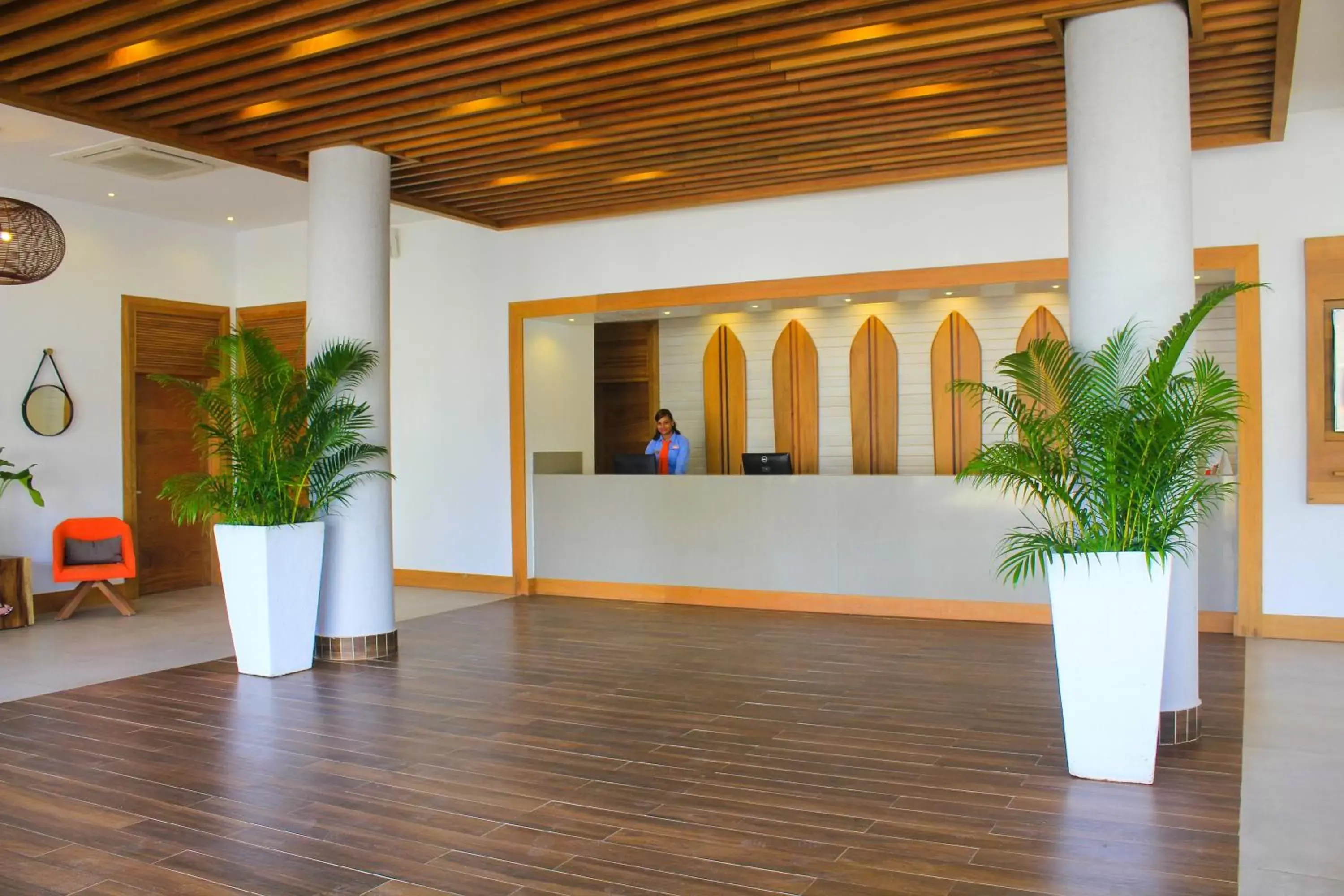 Lobby or reception, Lobby/Reception in Viva Tangerine by Wyndham, A Trademark All Inclusive