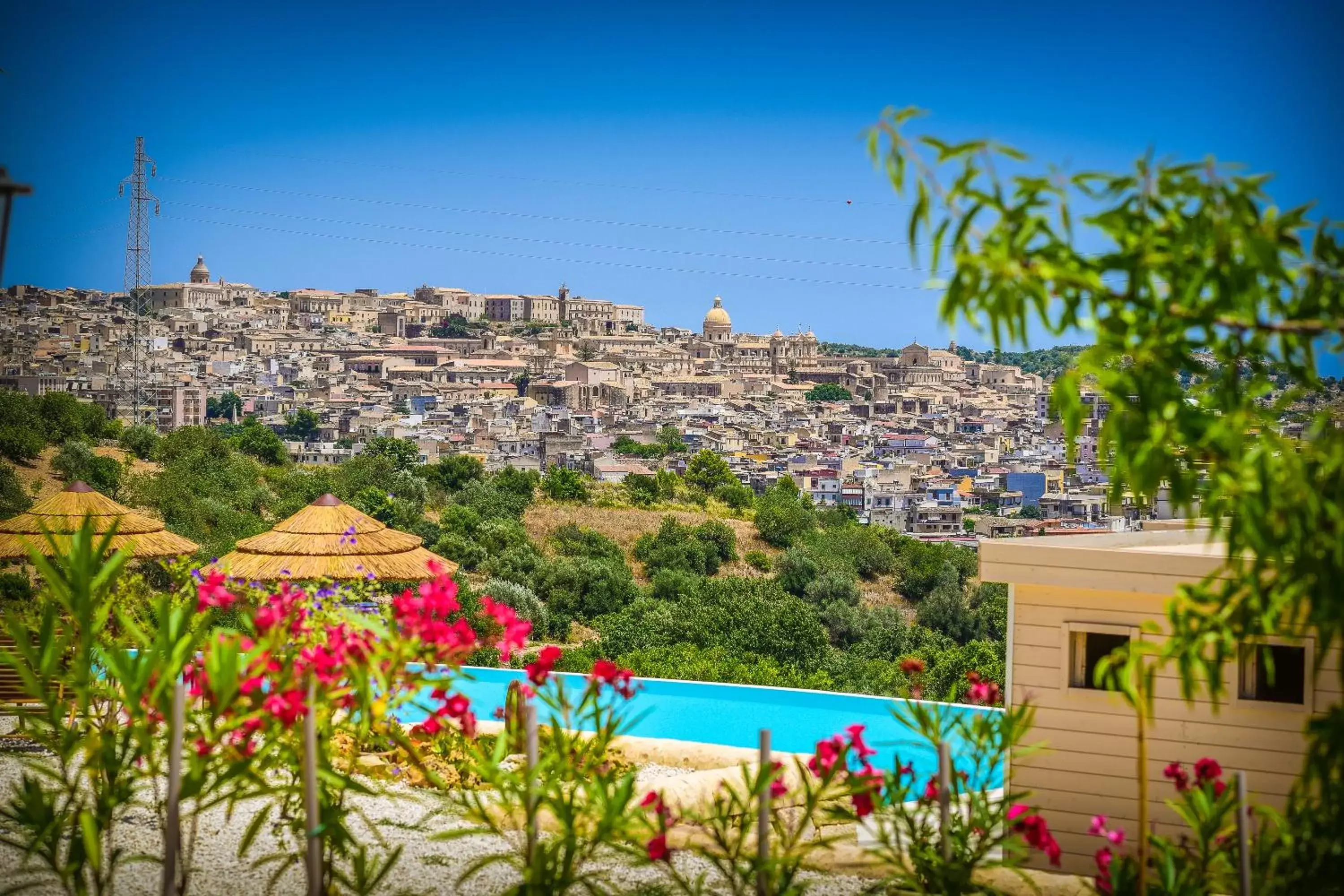 City view, Pool View in Baglio Genovesi