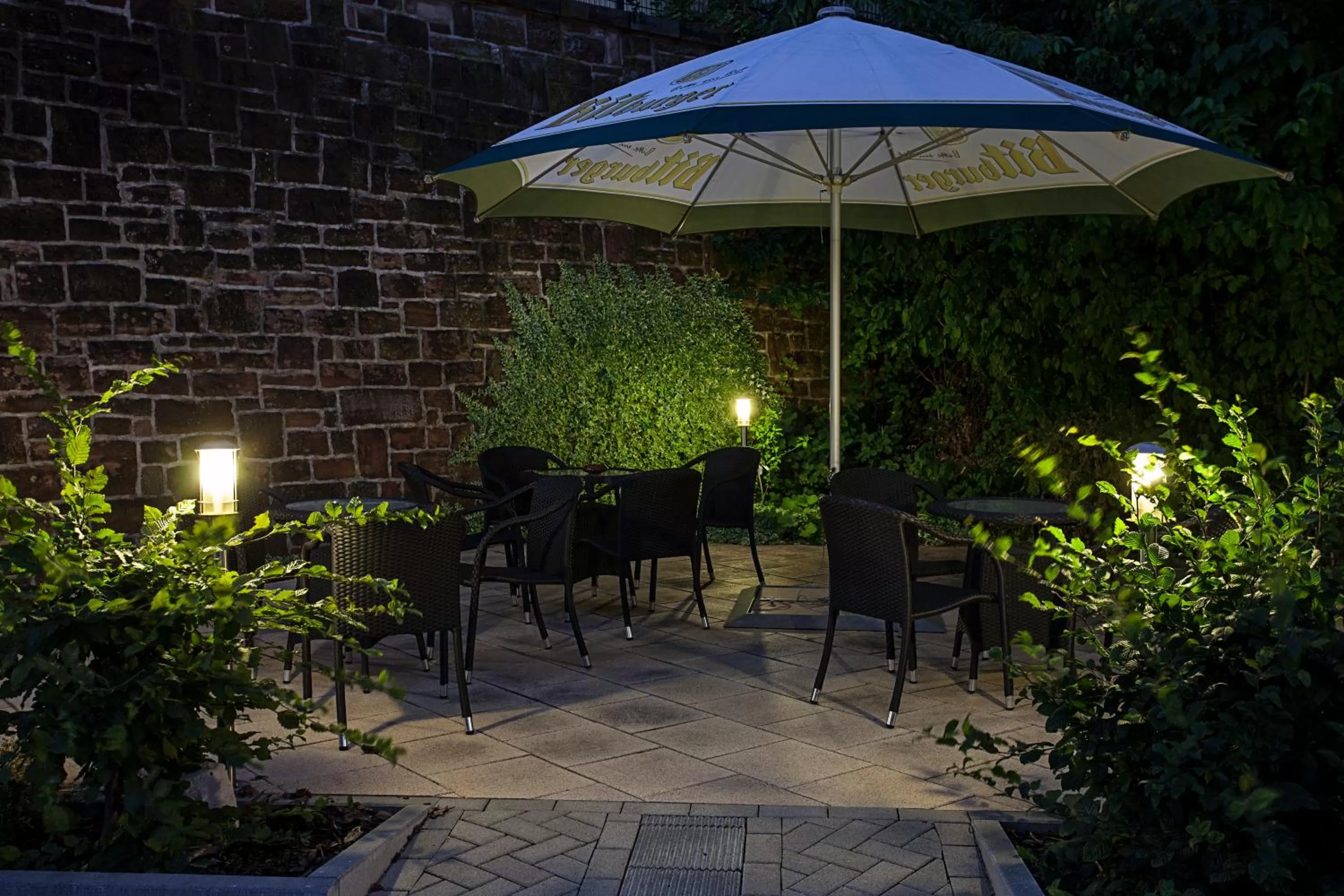 Patio in Hotel im Kornspeicher