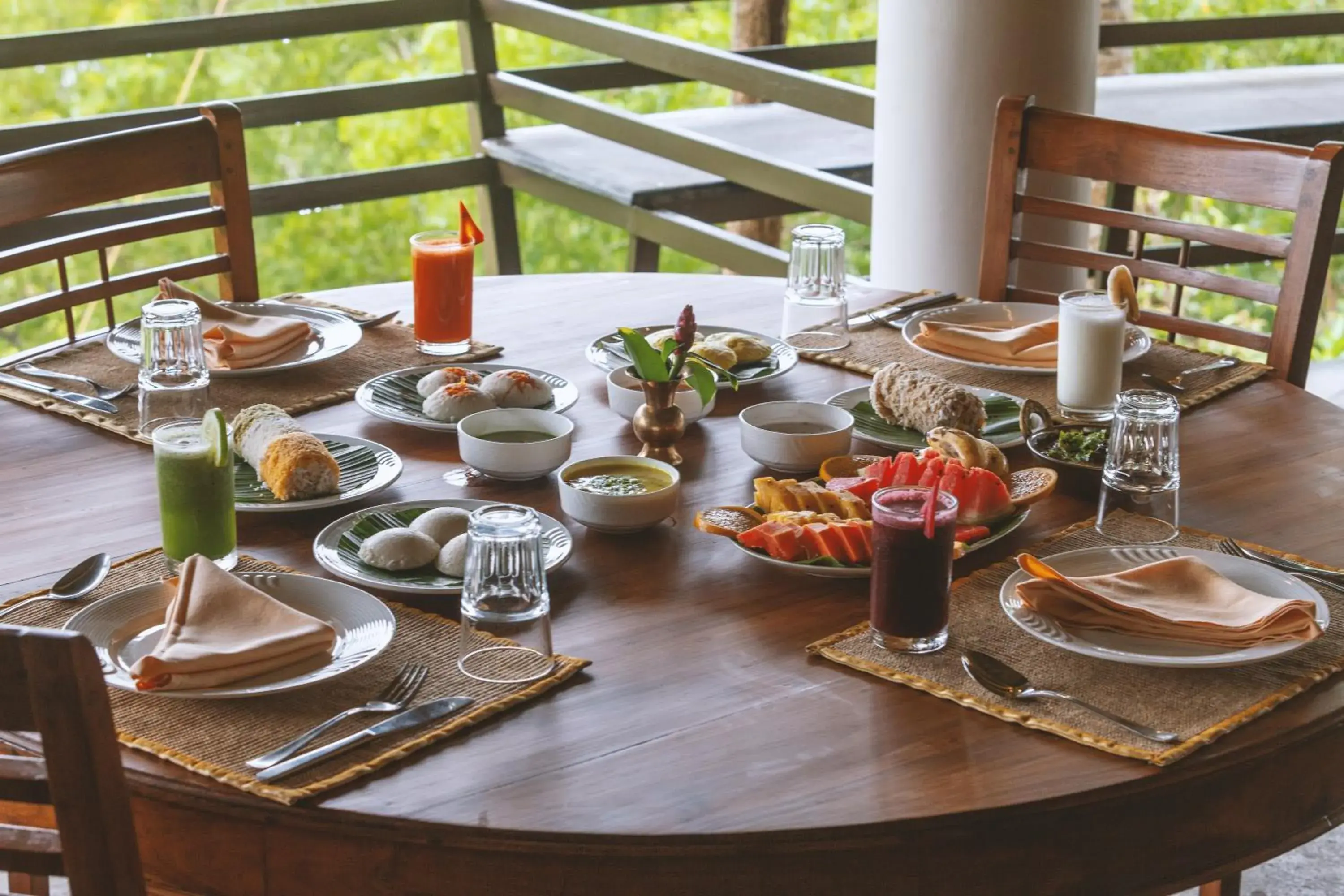 Food and drinks, Breakfast in Amara Ayurveda Retreat