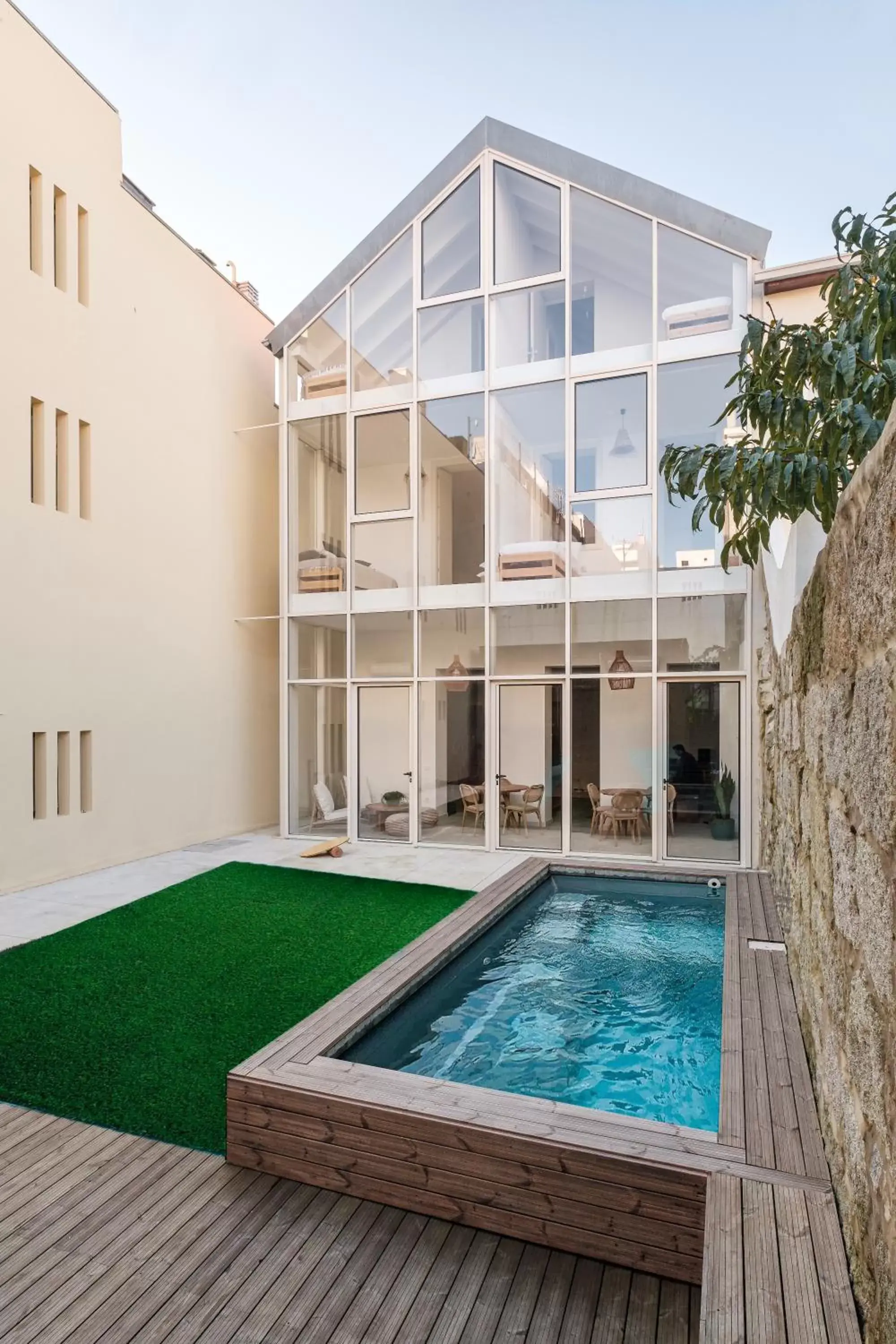 Patio, Swimming Pool in Ocean Porto - Beach House