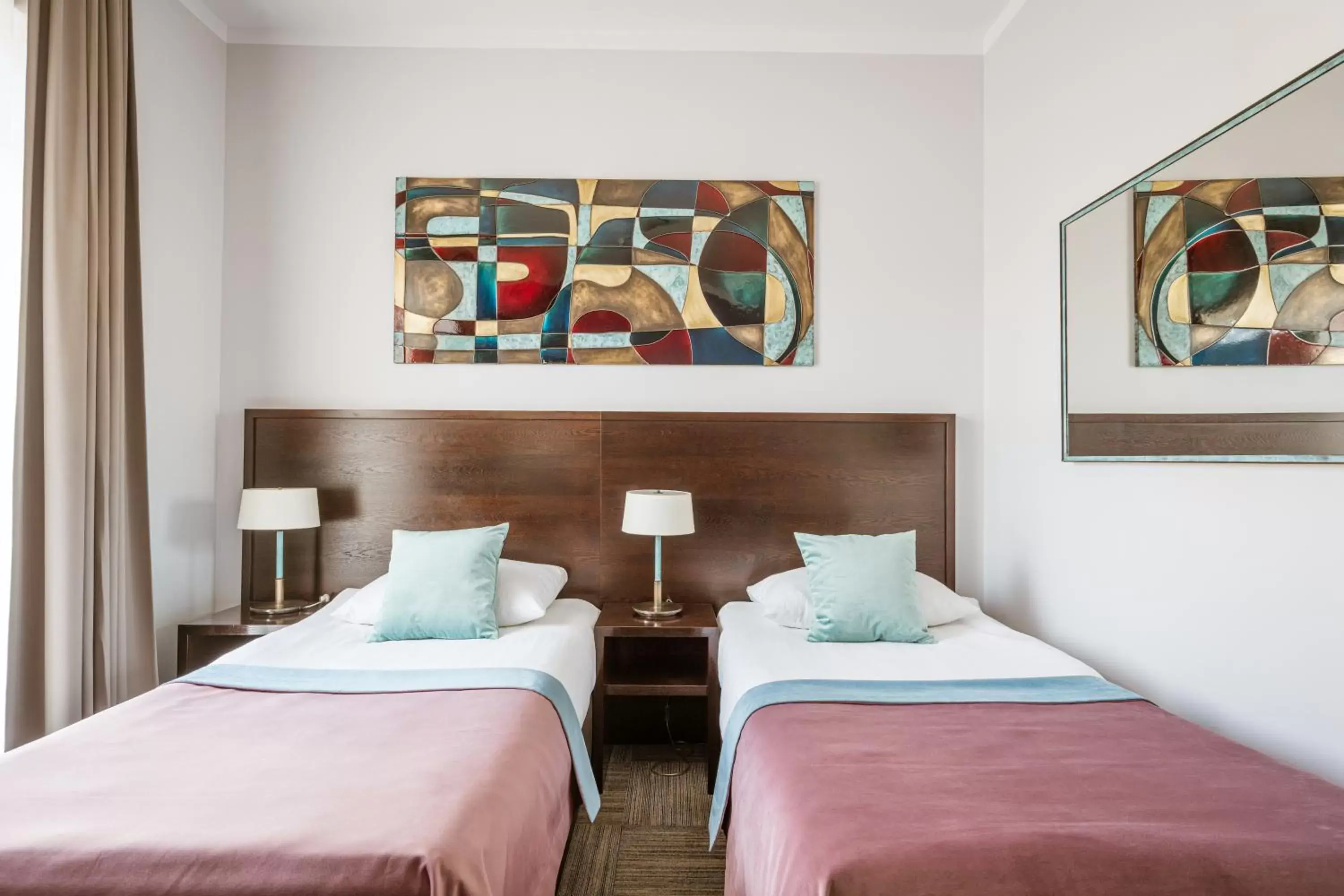 Bedroom, Bed in Europeum Hotel