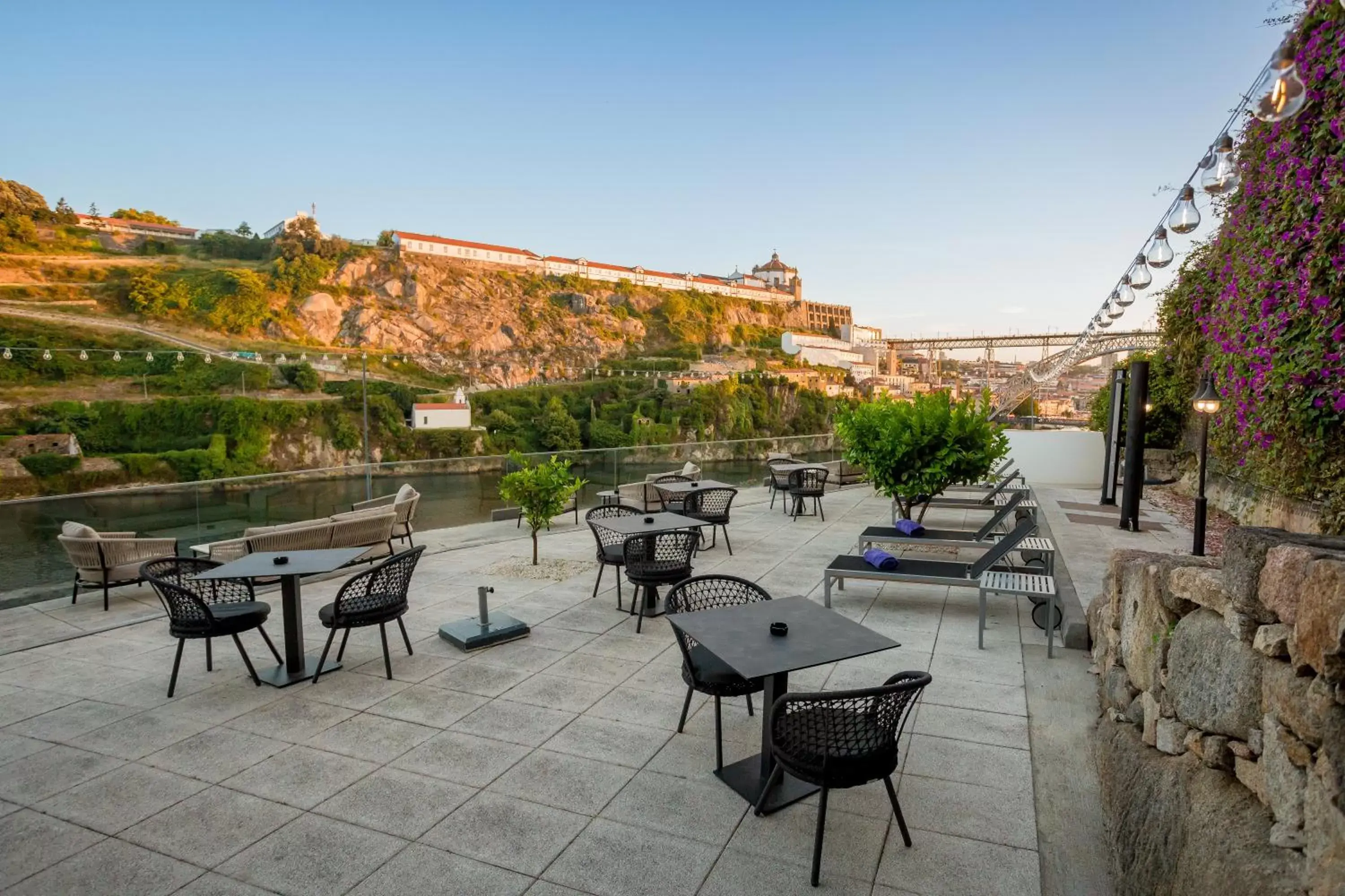 Balcony/Terrace in Eurostars Porto Douro