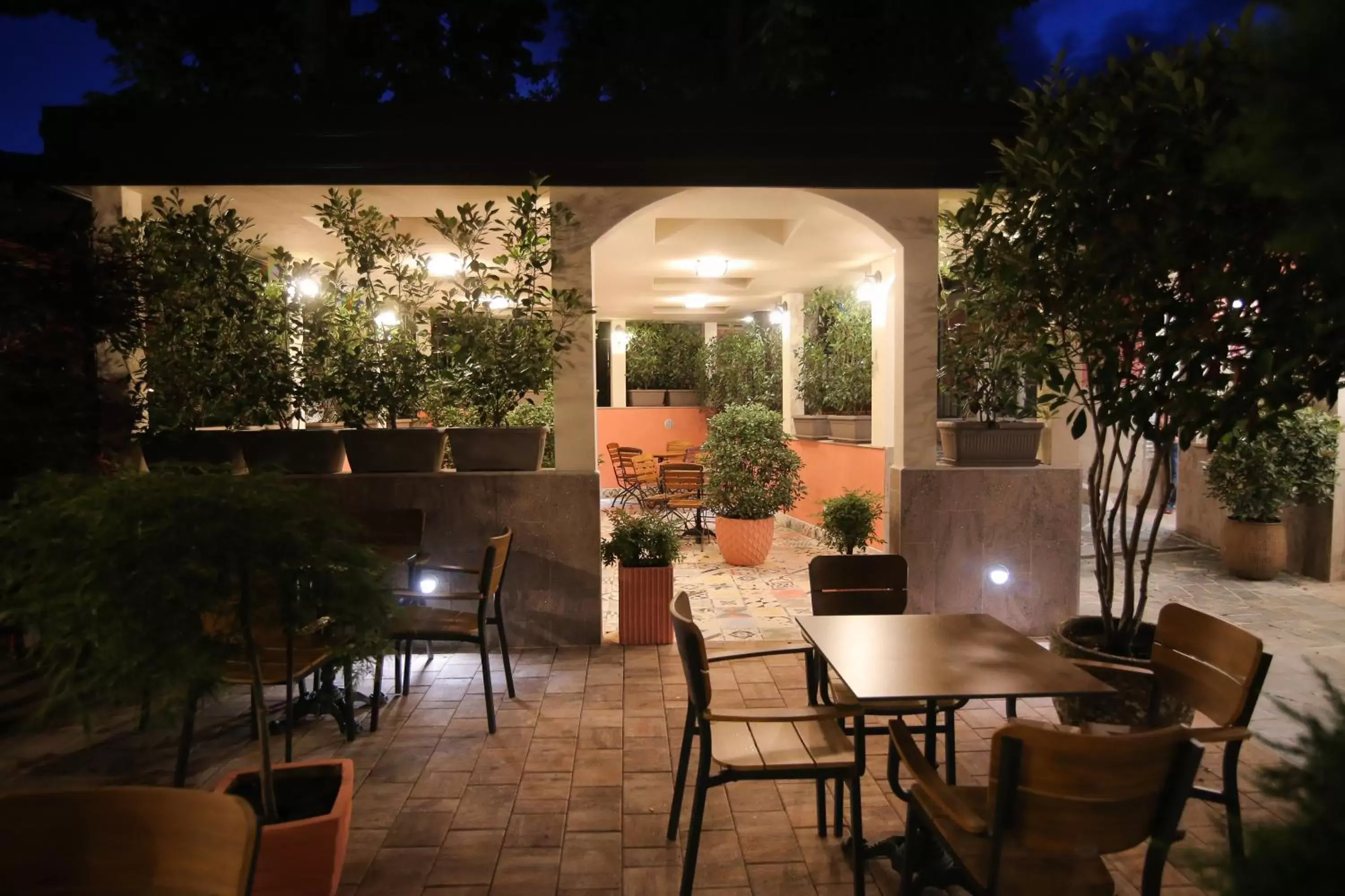 Patio in Boutique Hotel Asteria