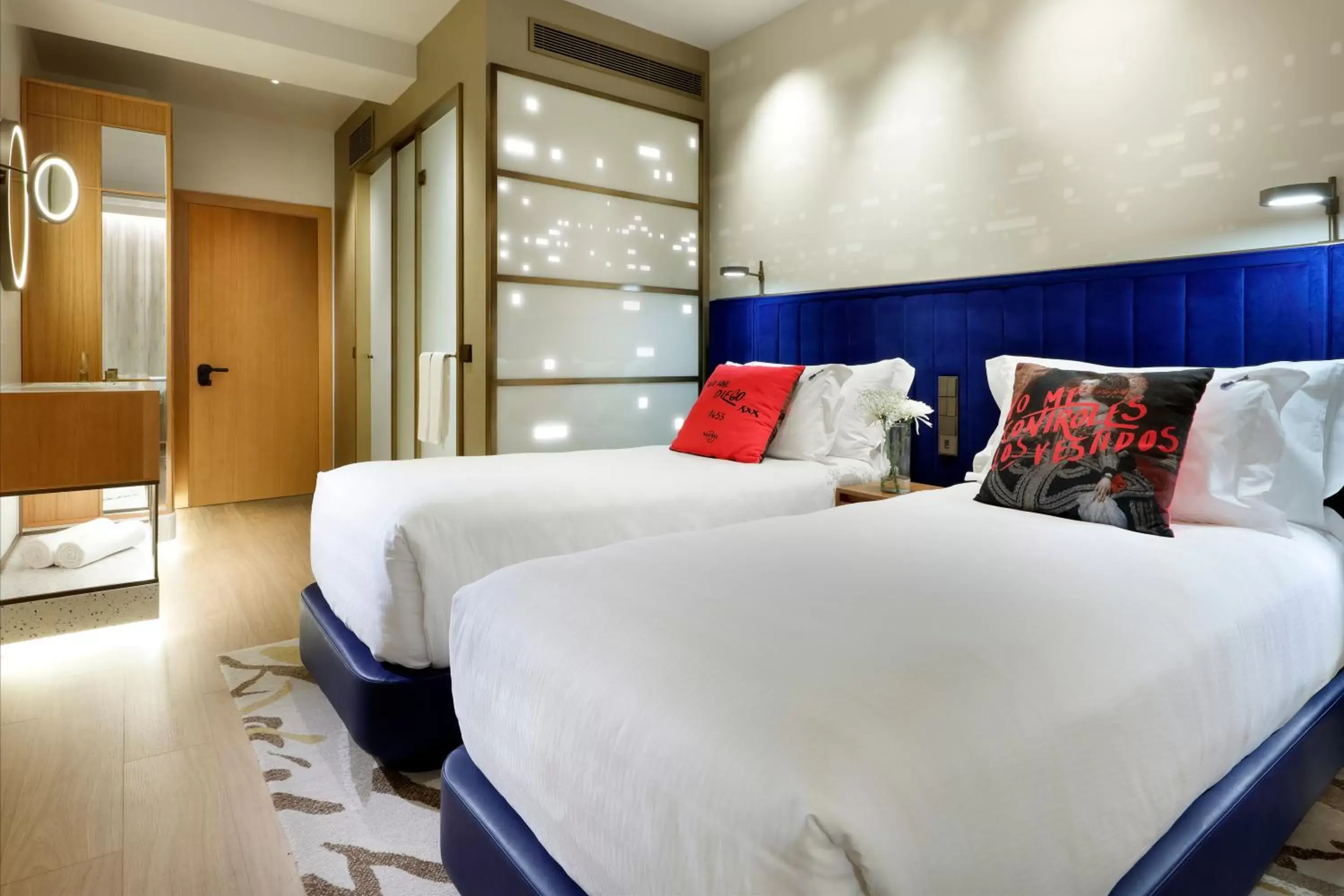 Bed in Hard Rock Hotel Madrid