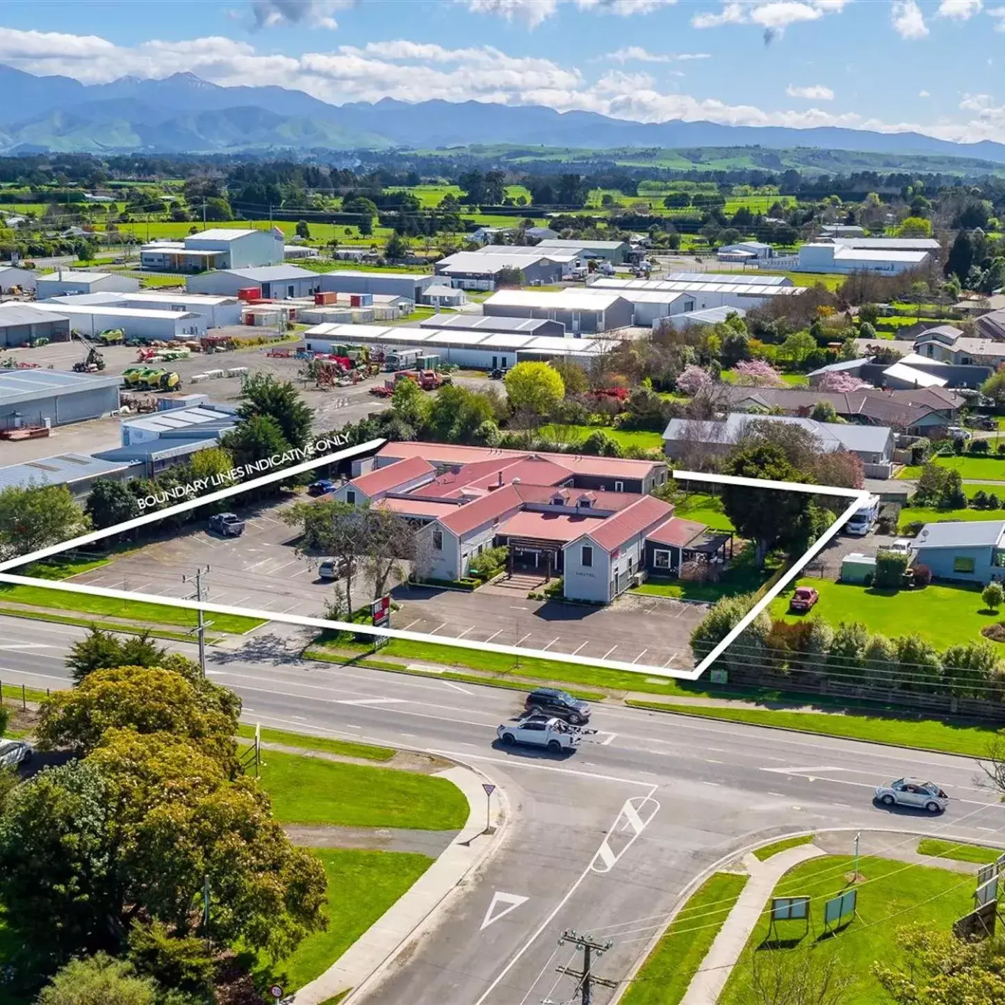 Property building, Bird's-eye View in Gateway Motor Inn