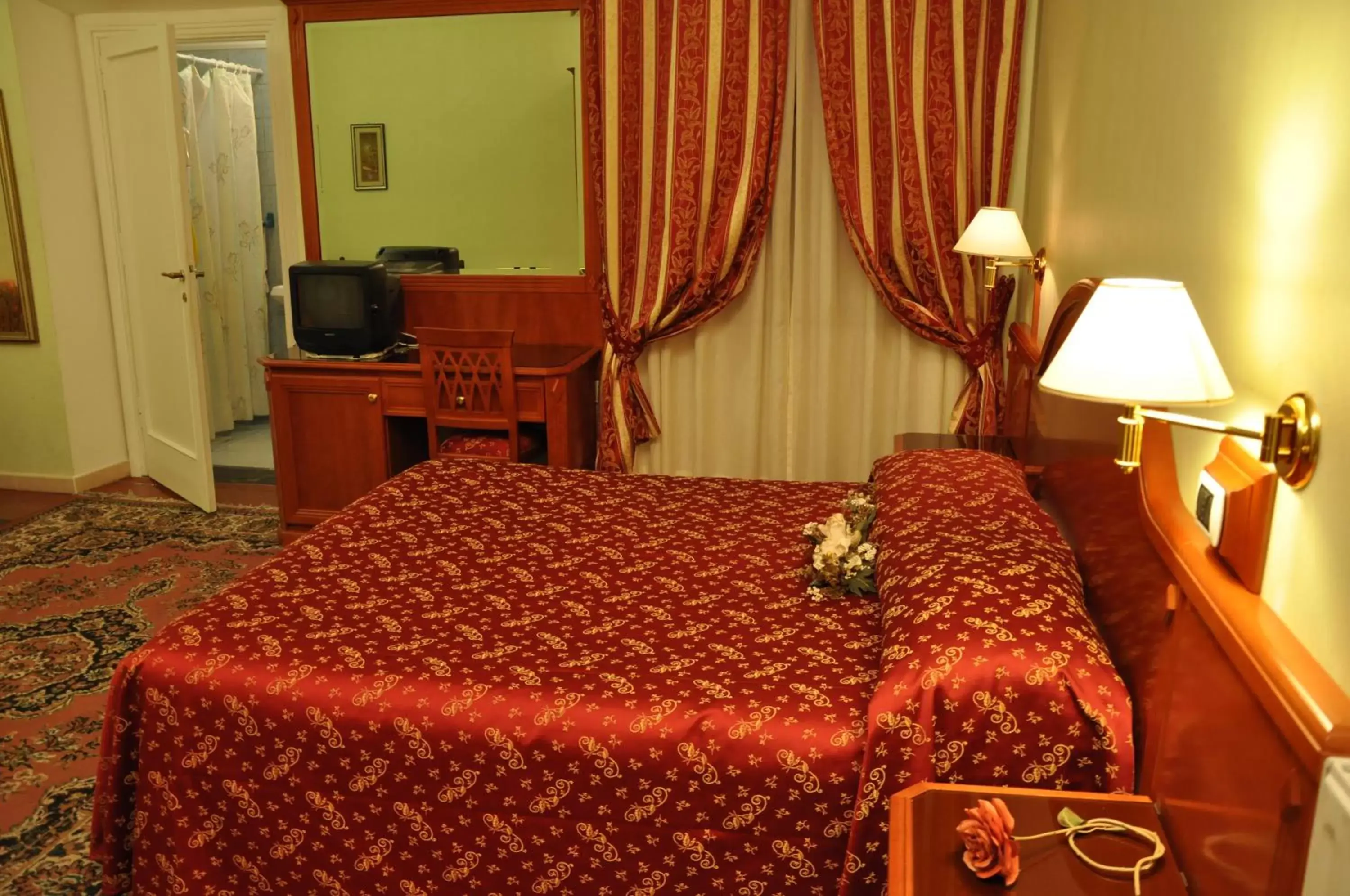 Bedroom, Bed in Albergo Sandra