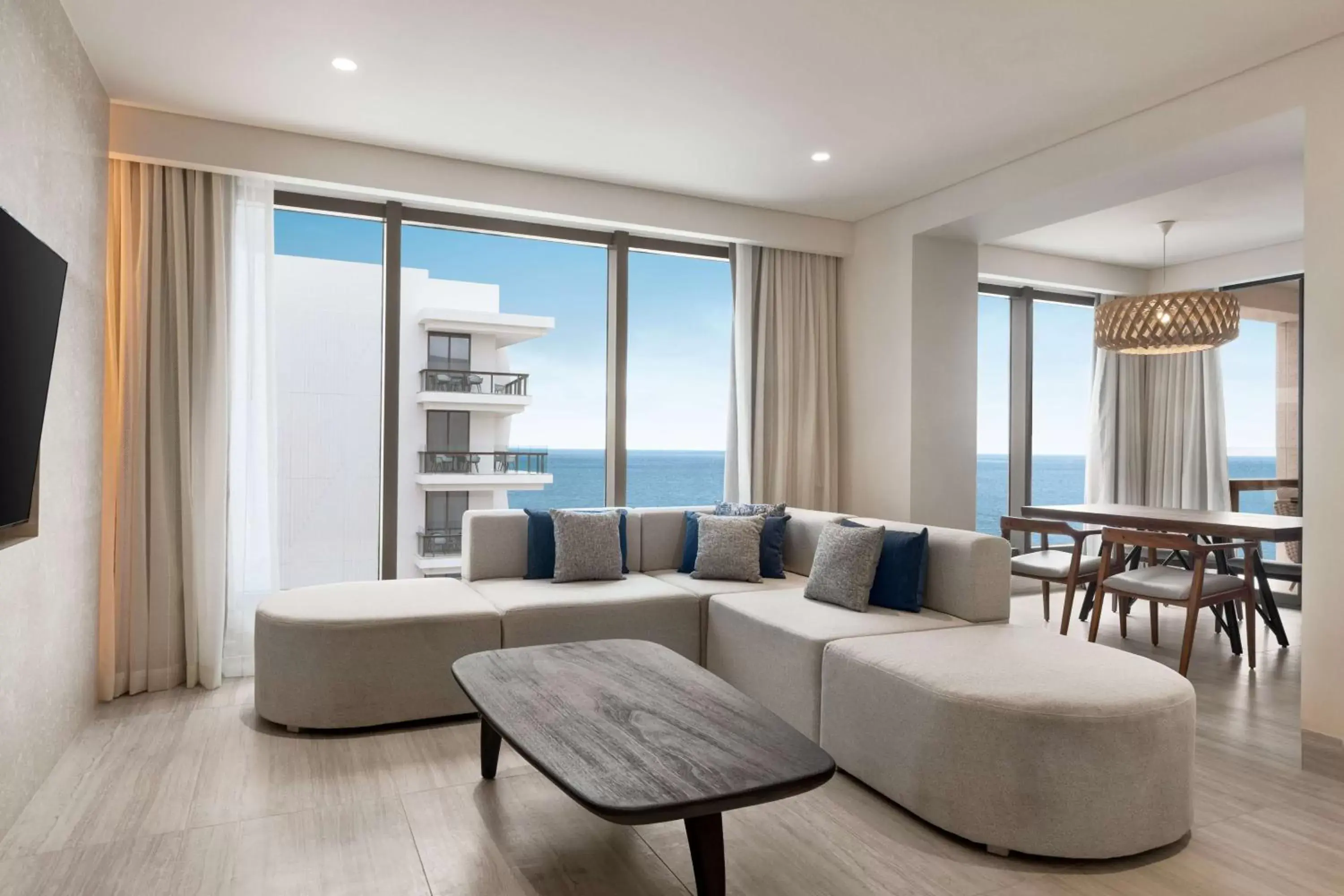 Bedroom, Seating Area in Hilton Cancun, an All-Inclusive Resort