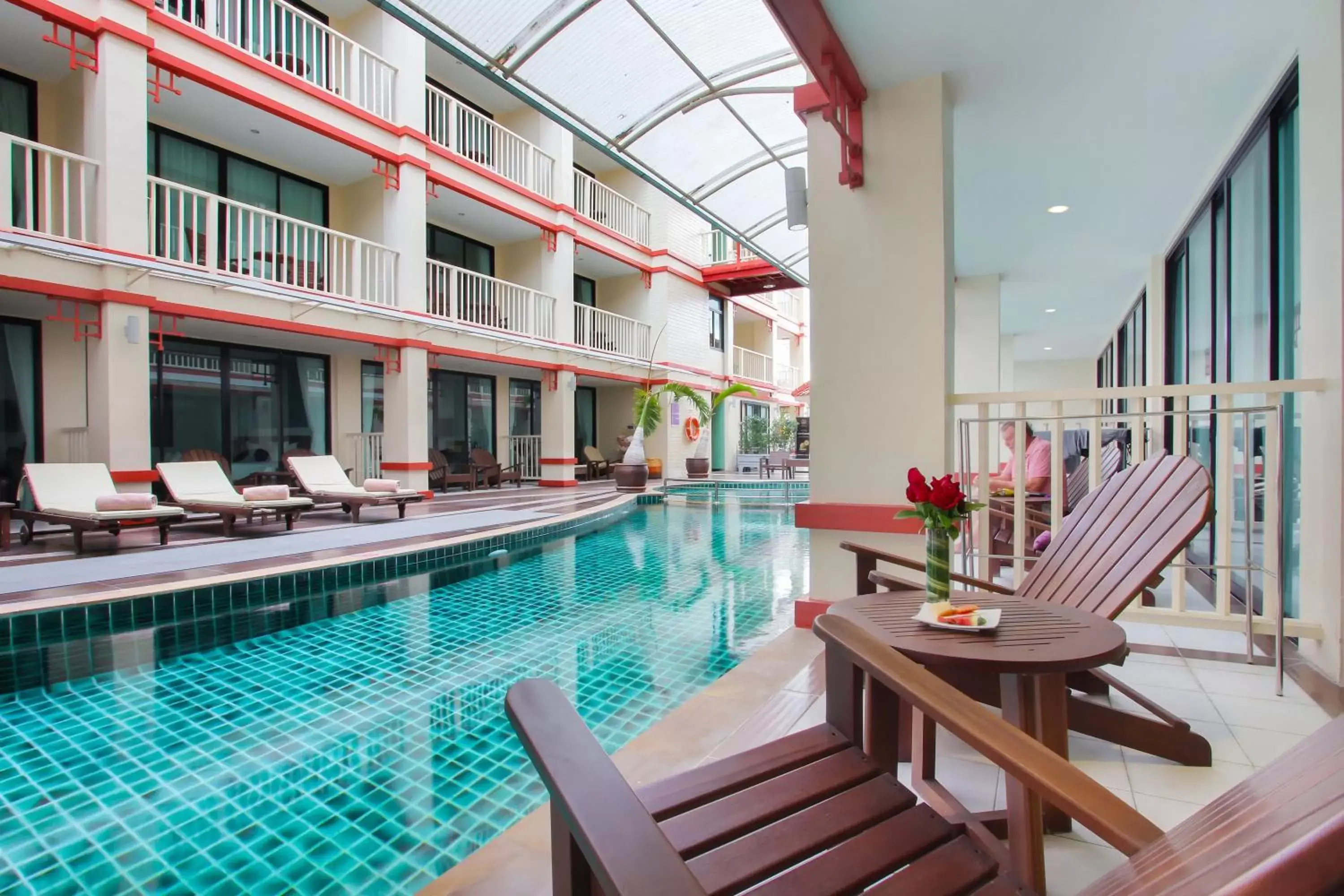 Balcony/Terrace, Swimming Pool in Kiang Haad Beach Hua Hin