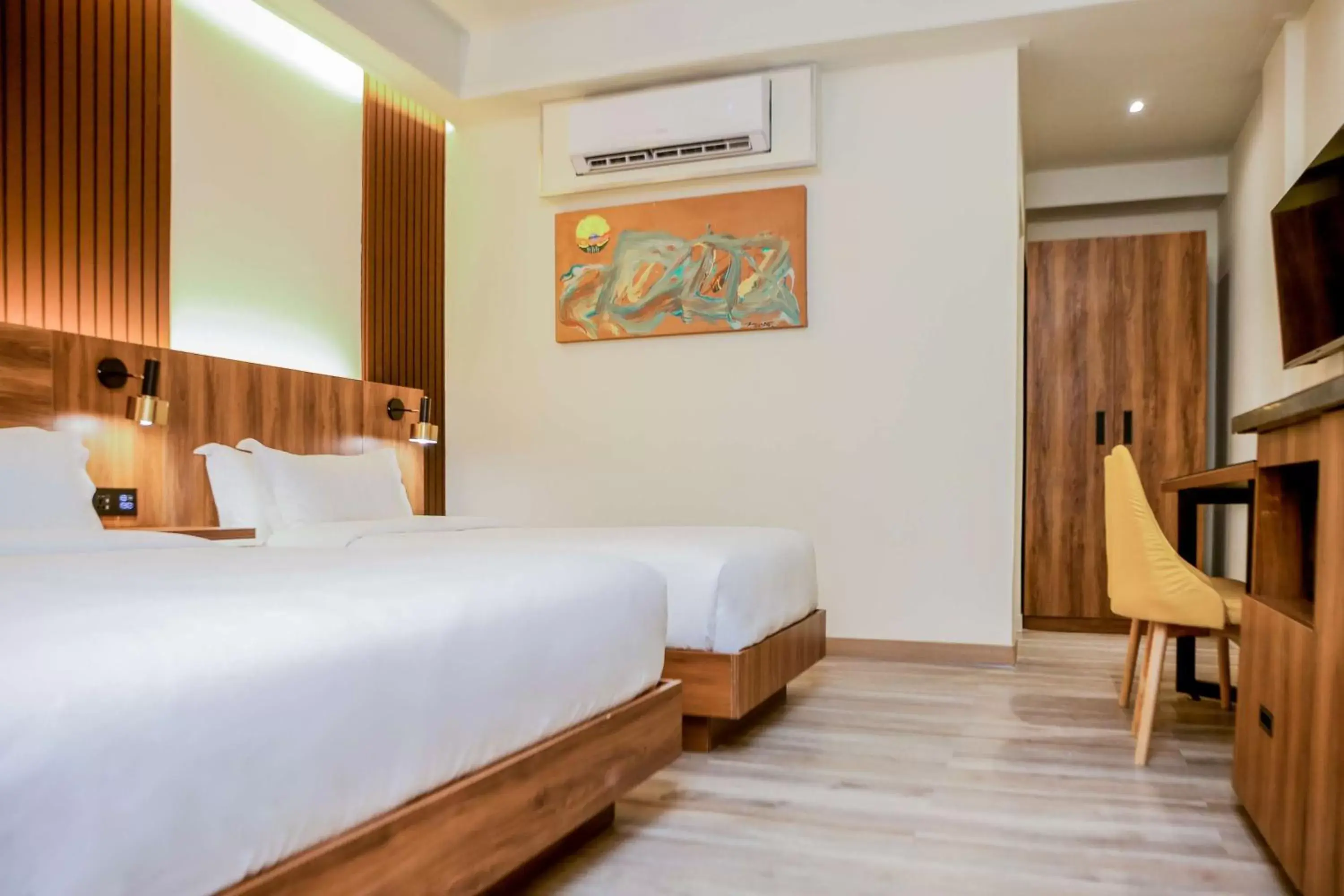 Bedroom, Bed in SureStay Studio by Best Western Clarkview Angeles City