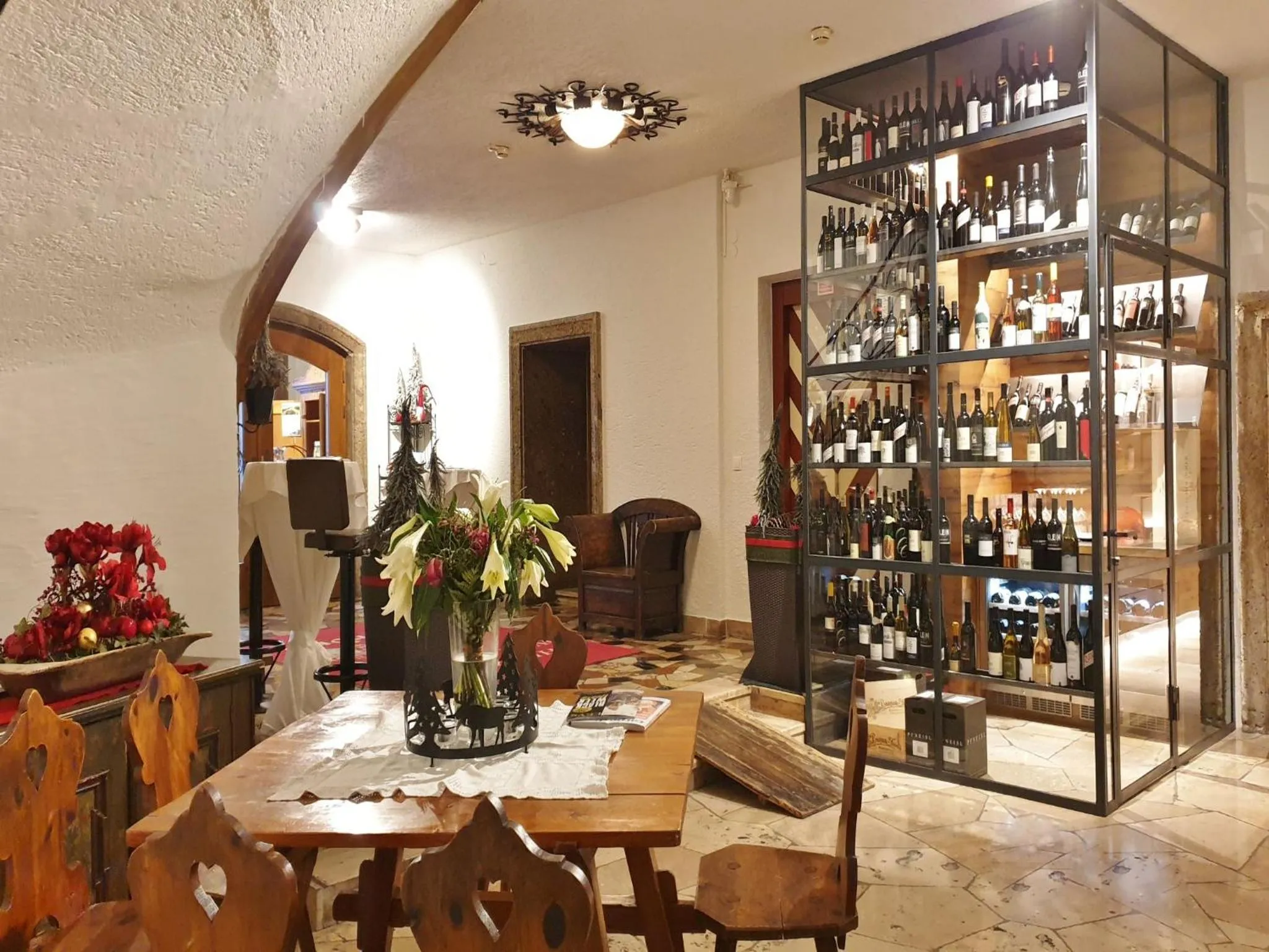 Lobby or reception in Hotel Stegerbräu