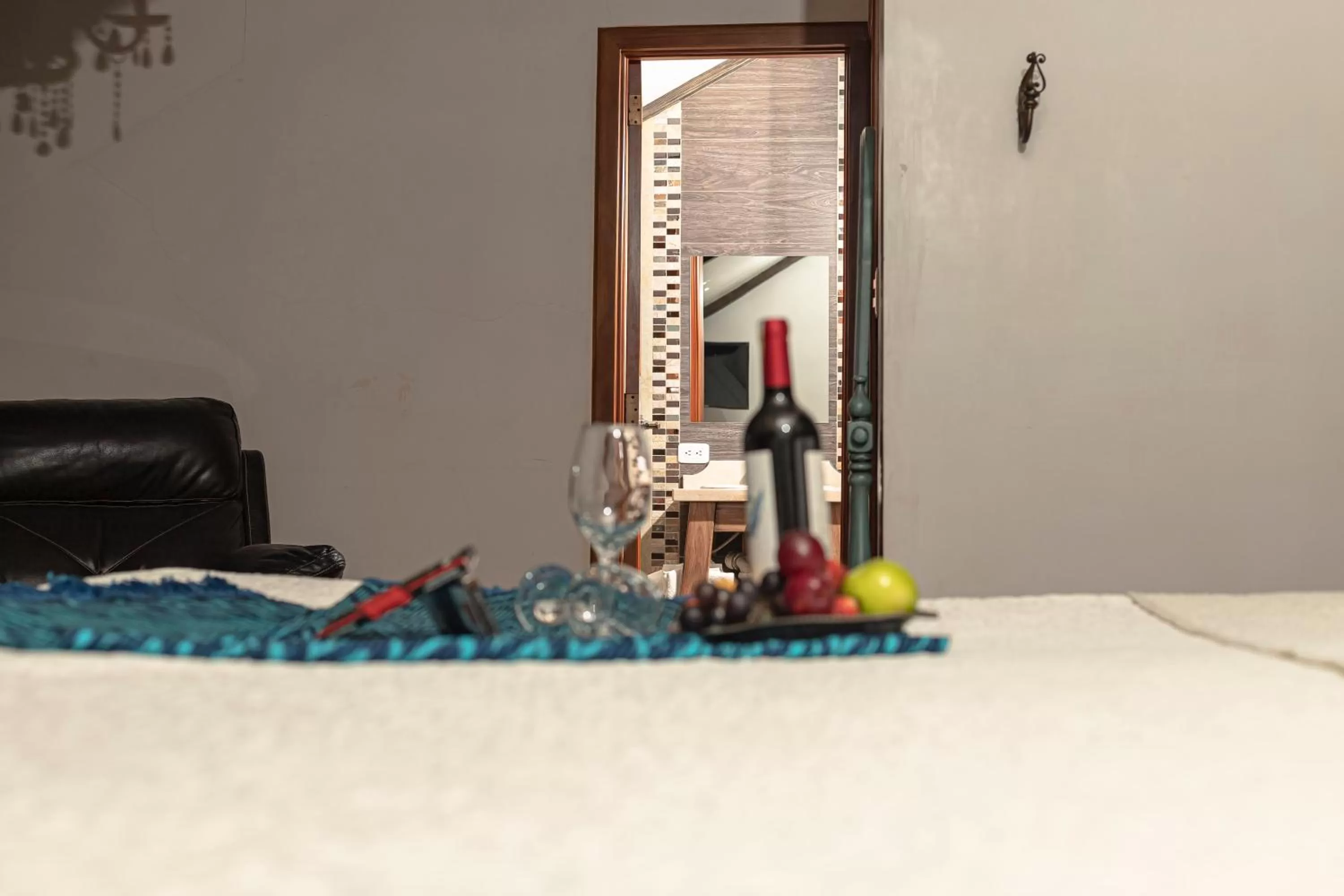 Decorative detail in Hotel Azul de la Plaza by Chat Noir