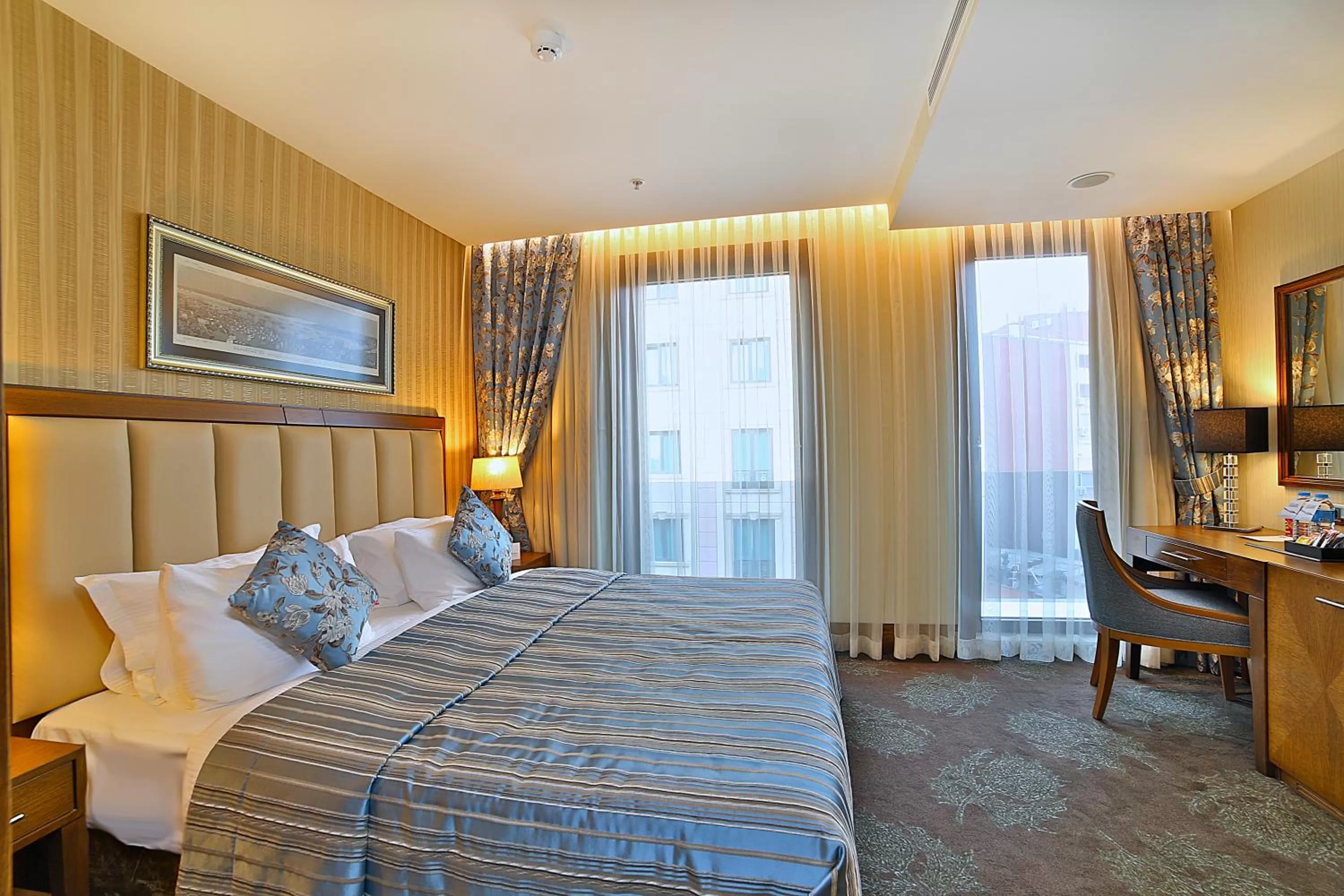 Bed in Adelmar Hotel Istanbul Sisli