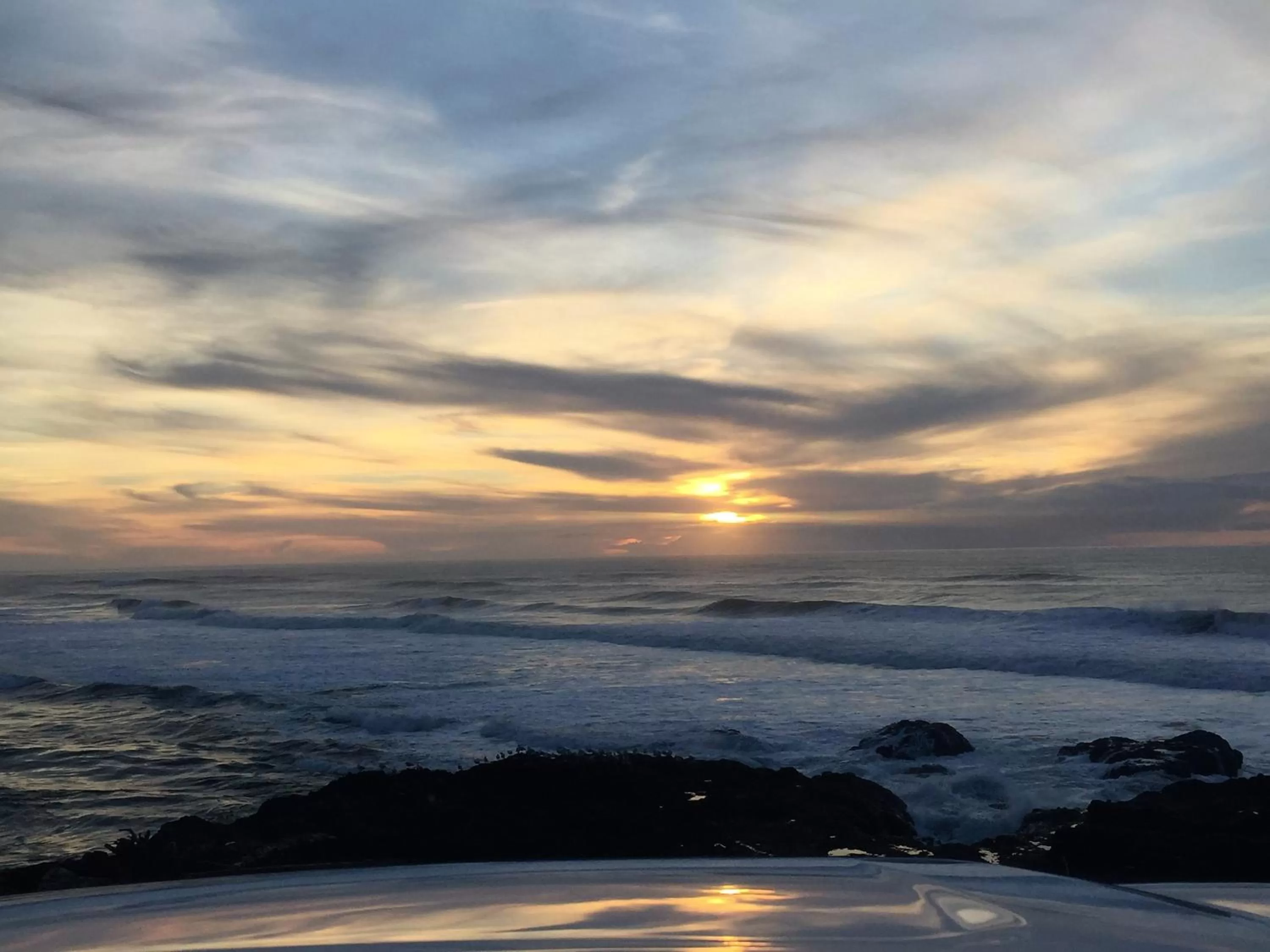 Sunset in The Waldport Inn