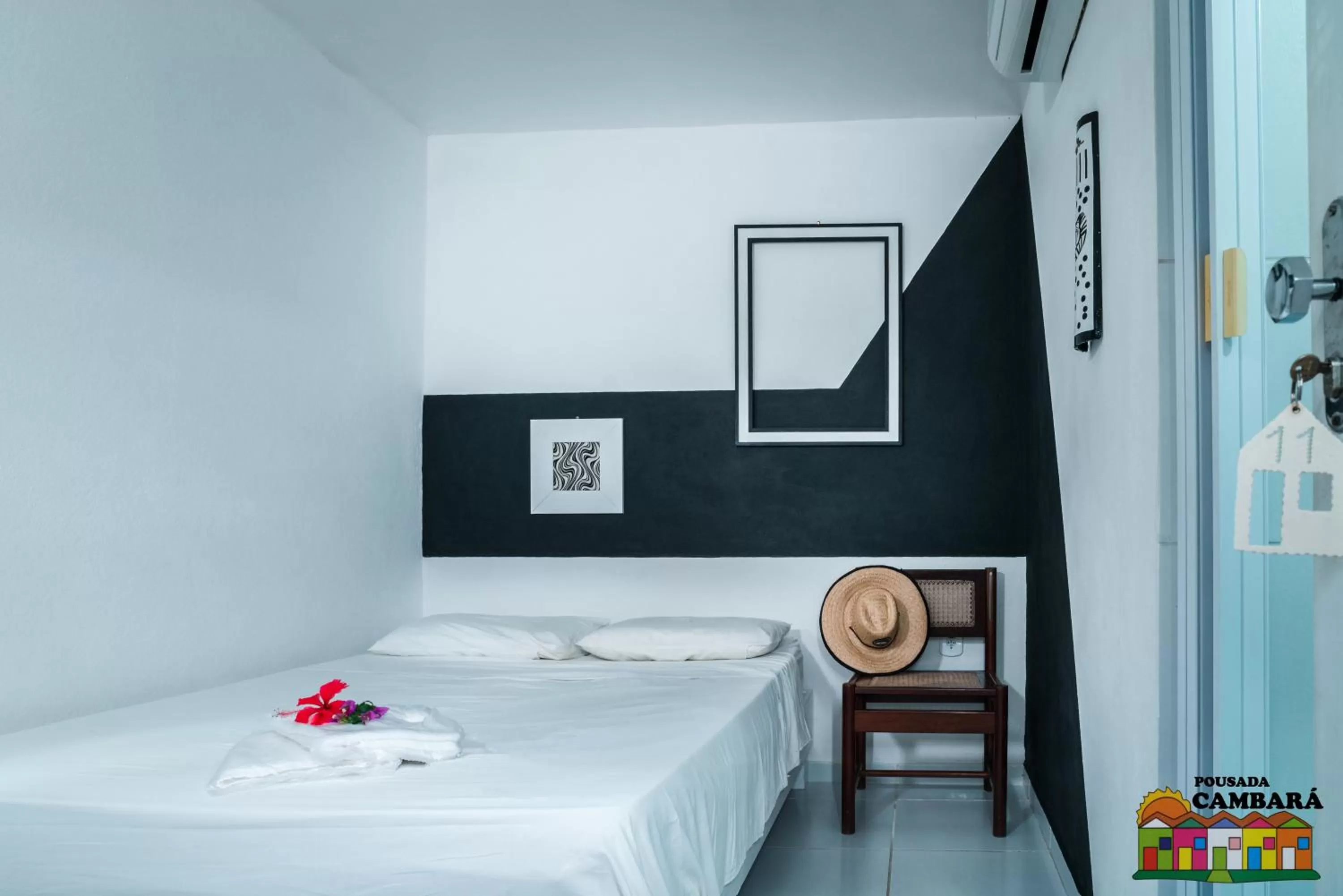 Bed in Pousada Cambará