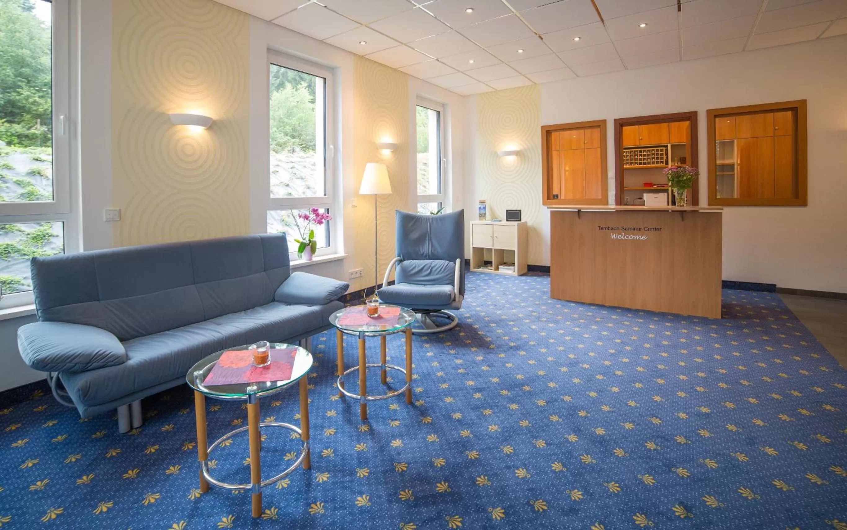 Lobby or reception in Berghotel Tambach