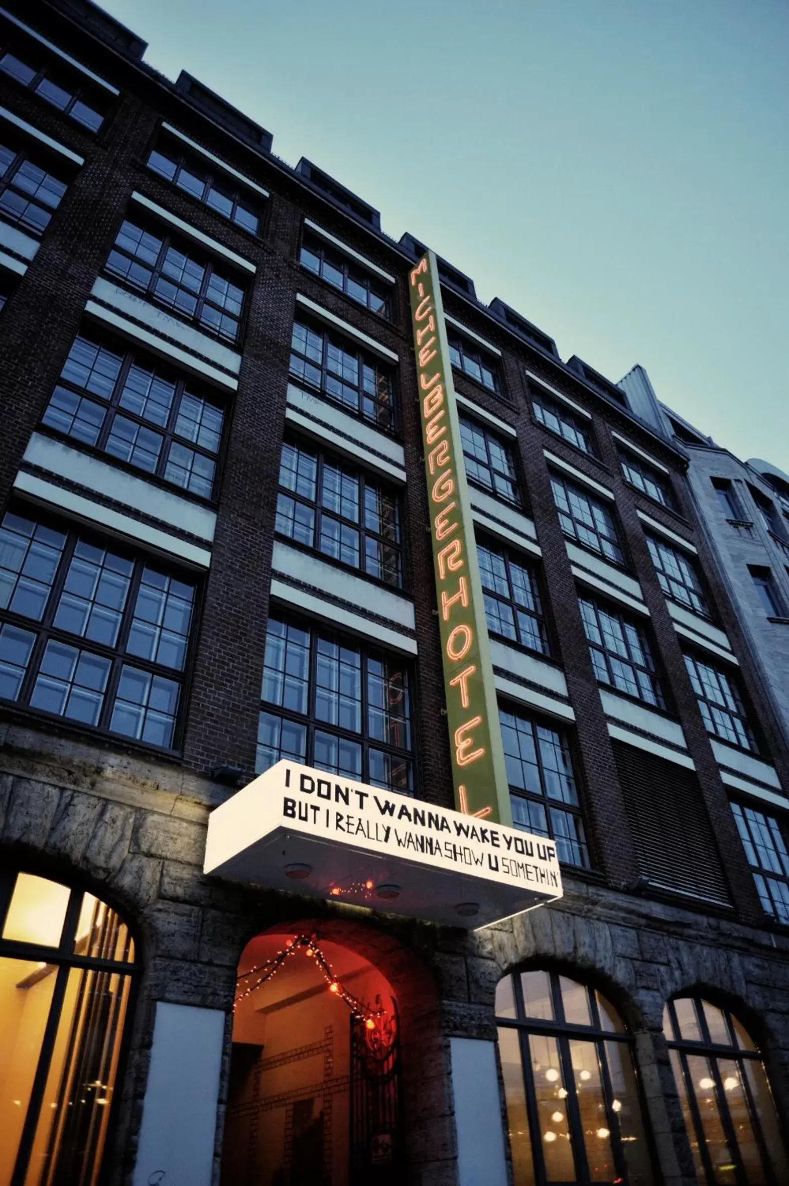 Facade/entrance, Property Building in Michelberger Hotel