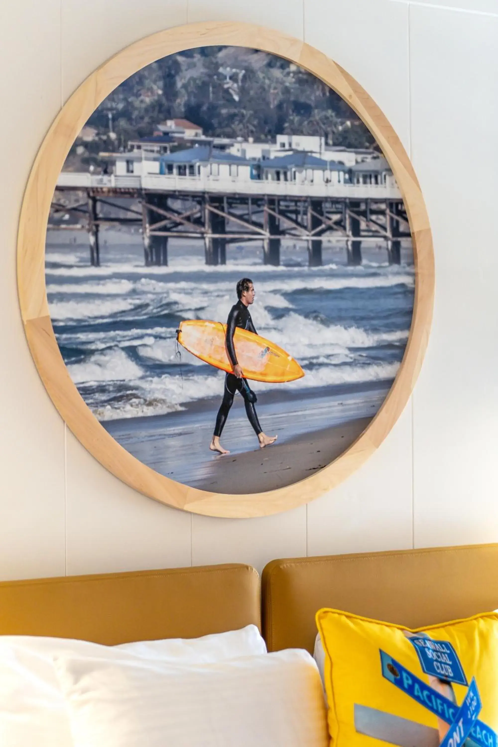 Bed in Ocean Park Inn Bed in Ocean Park Inn