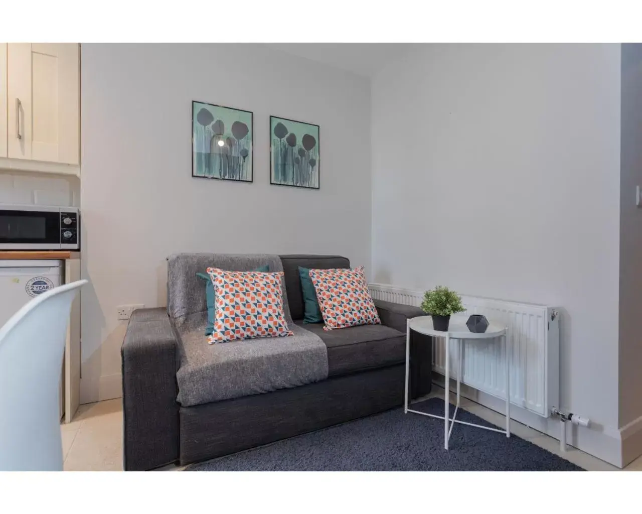 Living room, Seating Area in Central Belfast Apartments Camden Street