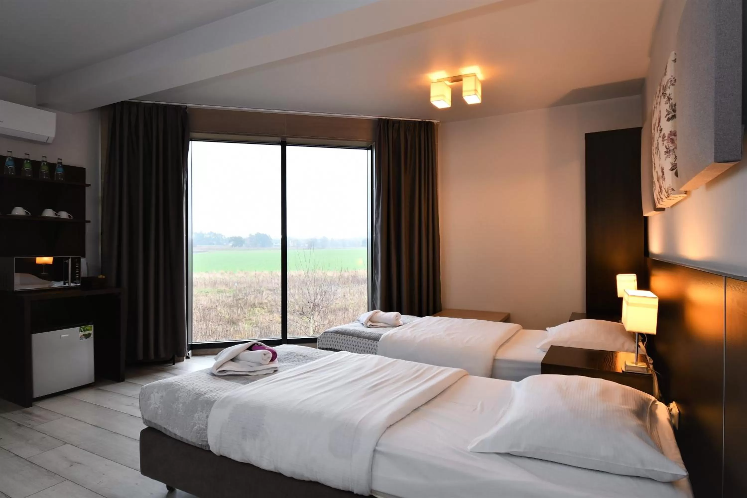 Bed in Sleepinn Gdansk Airport