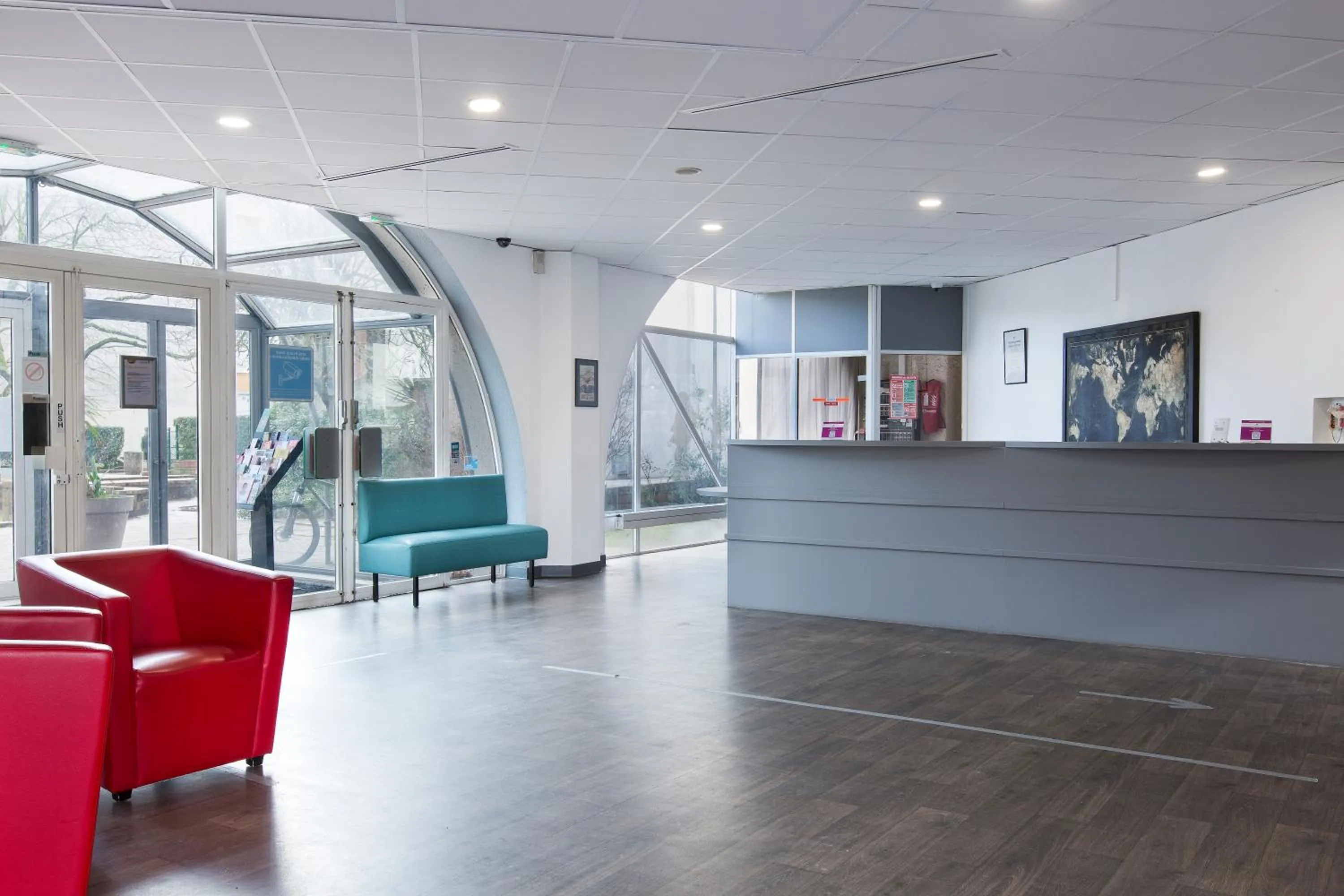 Lobby or reception in hotelF1 Cergy