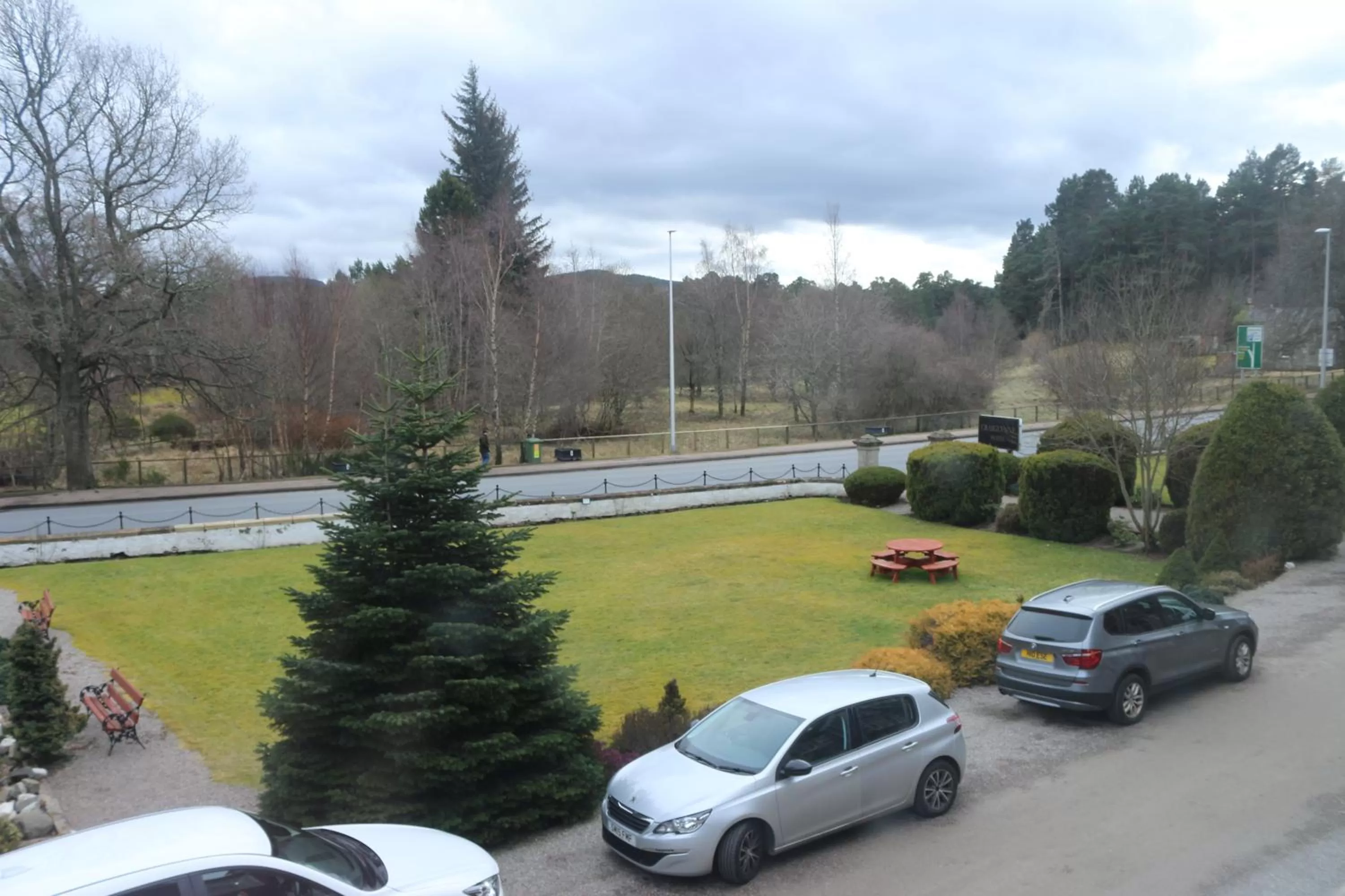 Garden view in Craiglynne Hotel