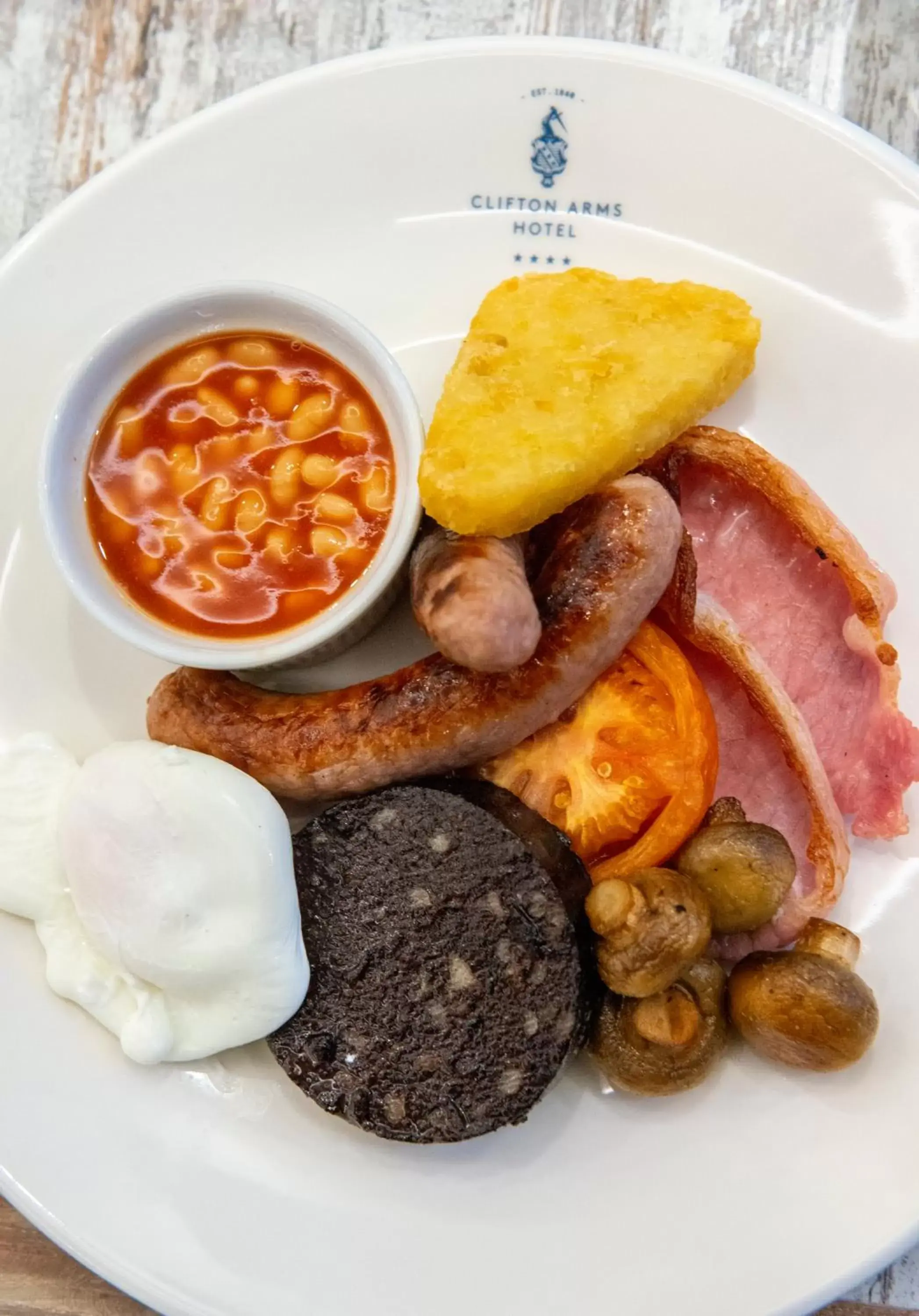 Breakfast, Food in Clifton Arms Hotel