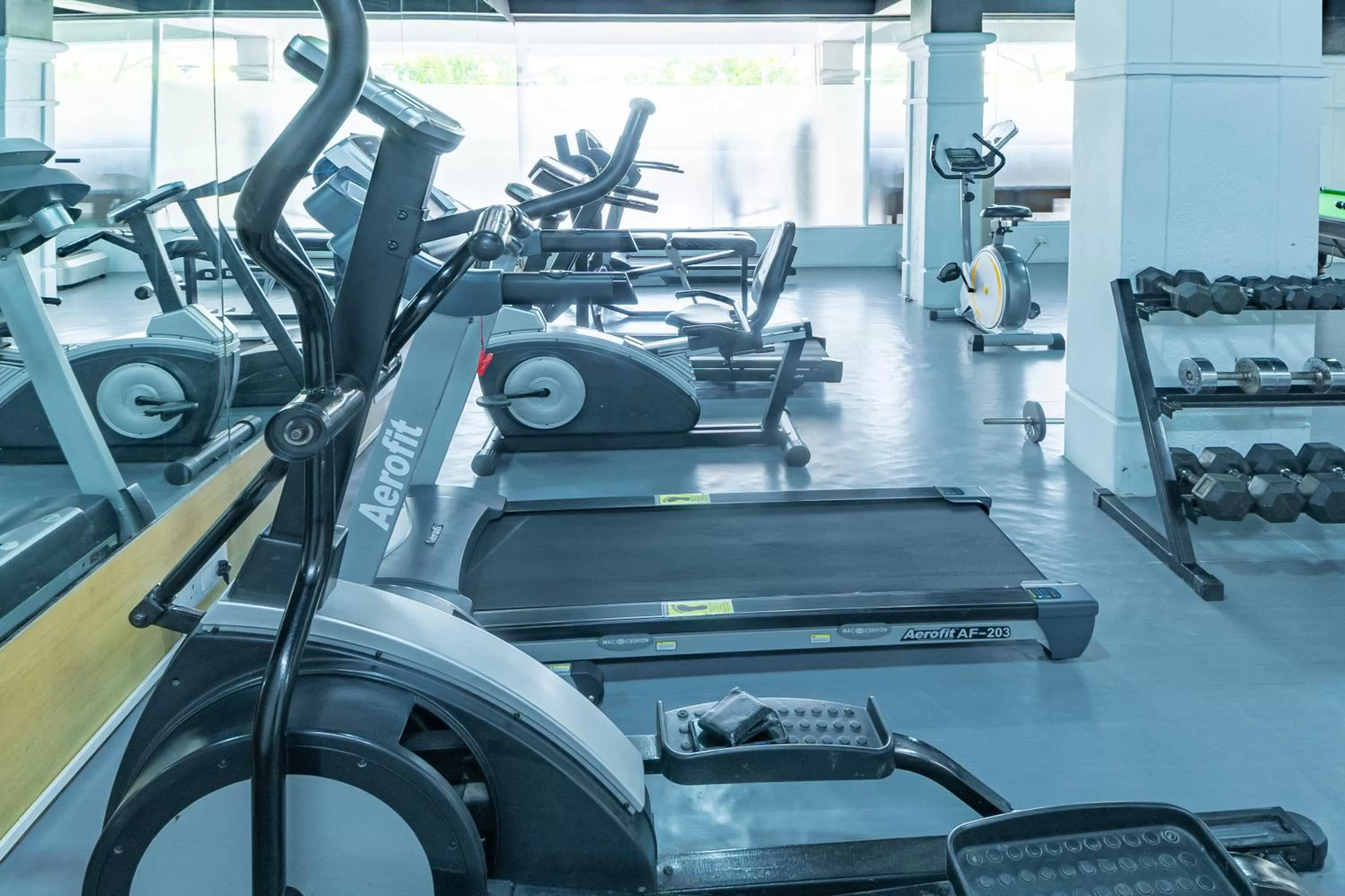 Fitness centre/facilities in Hotel Athome , Whitefields, Kondapur