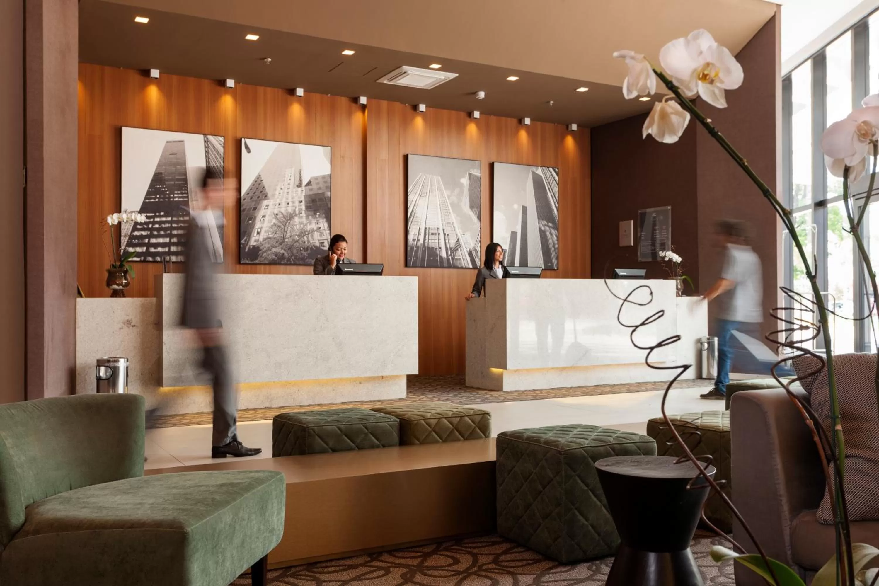 Lobby or reception in Royal Palm Tower Indaiatuba