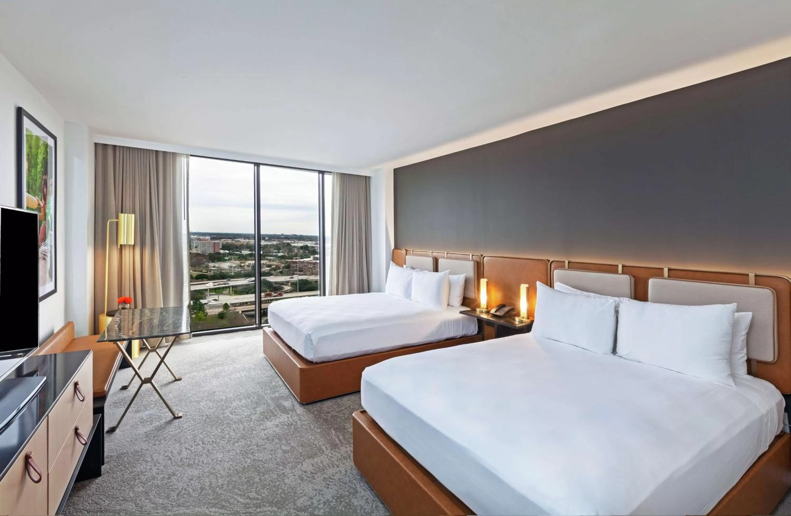 Bed in C. Baldwin, Curio Collection by Hilton