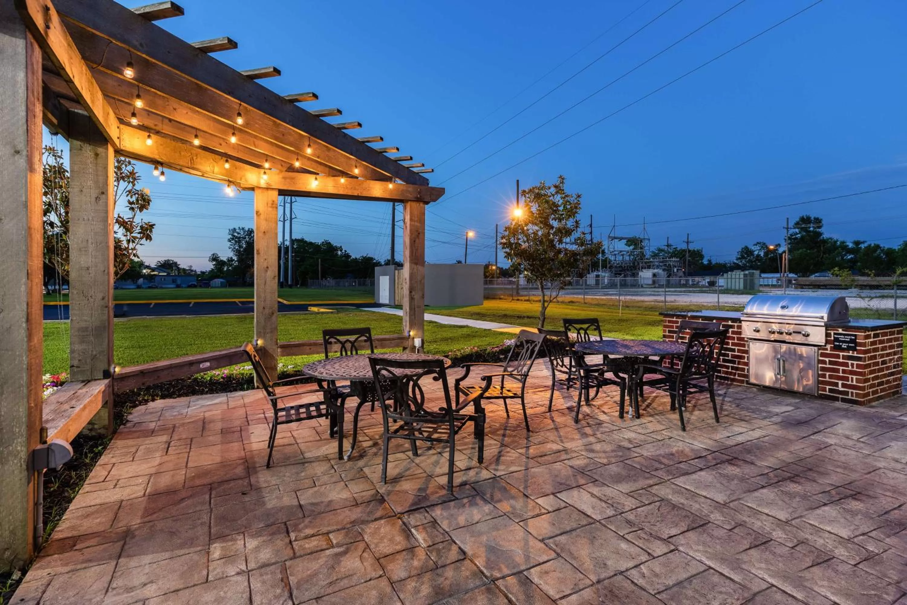 Patio in Hampton Inn Sulphur Lake Charles
