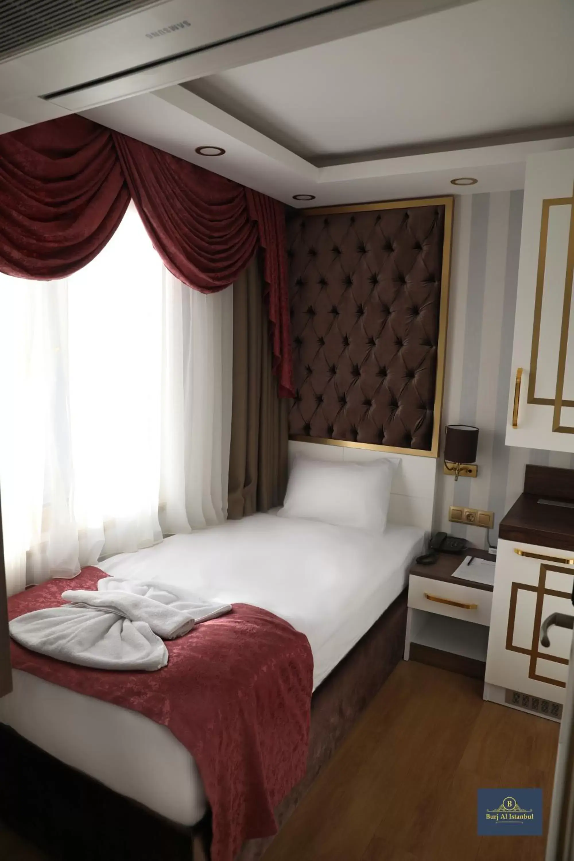 Bed in Burj Al Istanbul