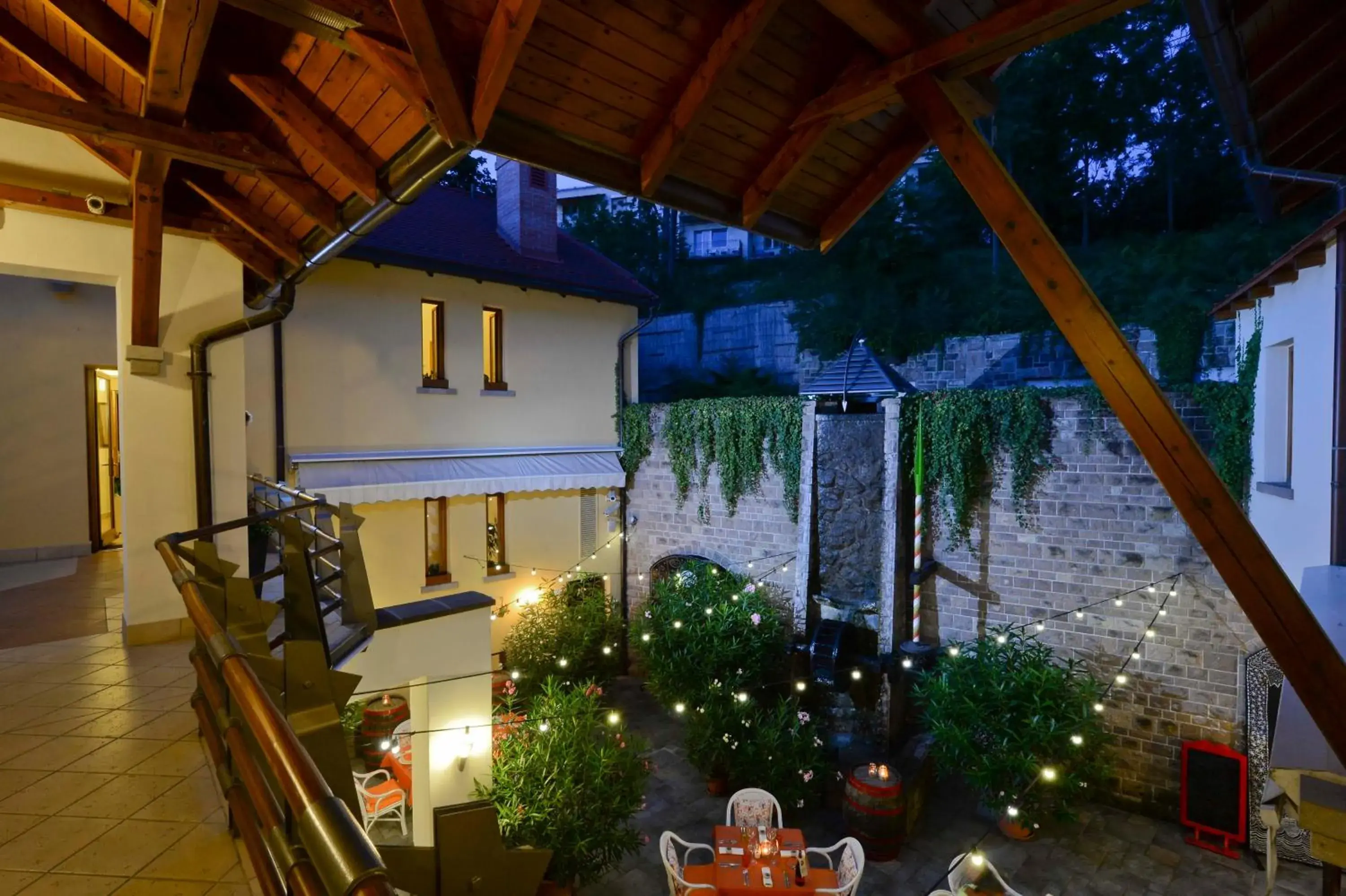 Balcony/Terrace in Imola Udvarház Dessert Hotel