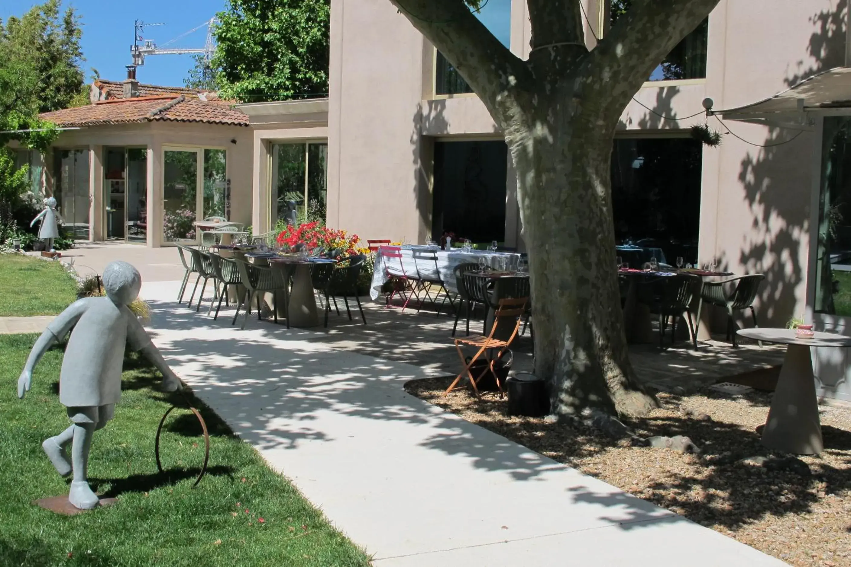 Patio in Hôtel 96