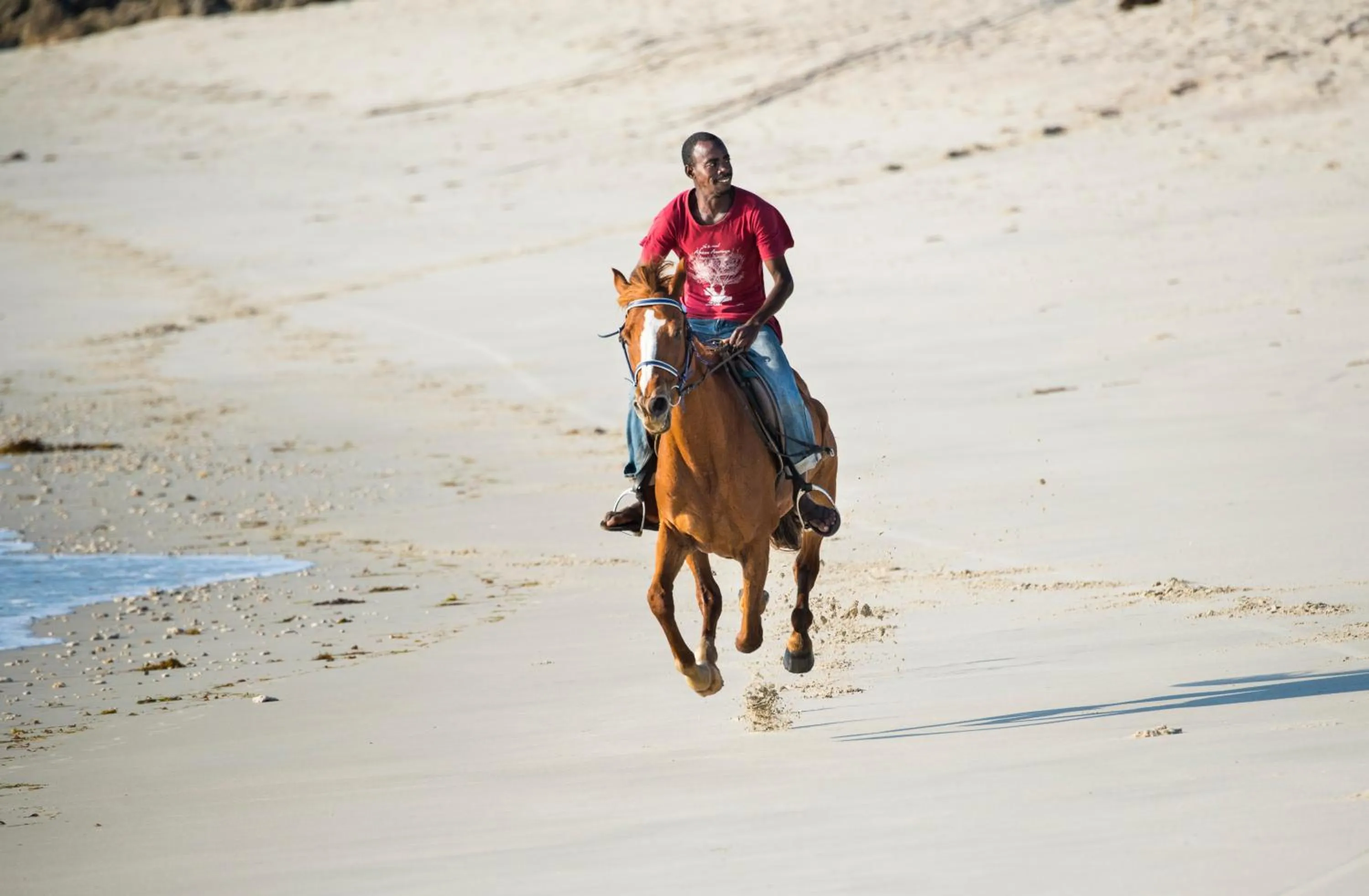 Horse-riding in Amani Beach Resort