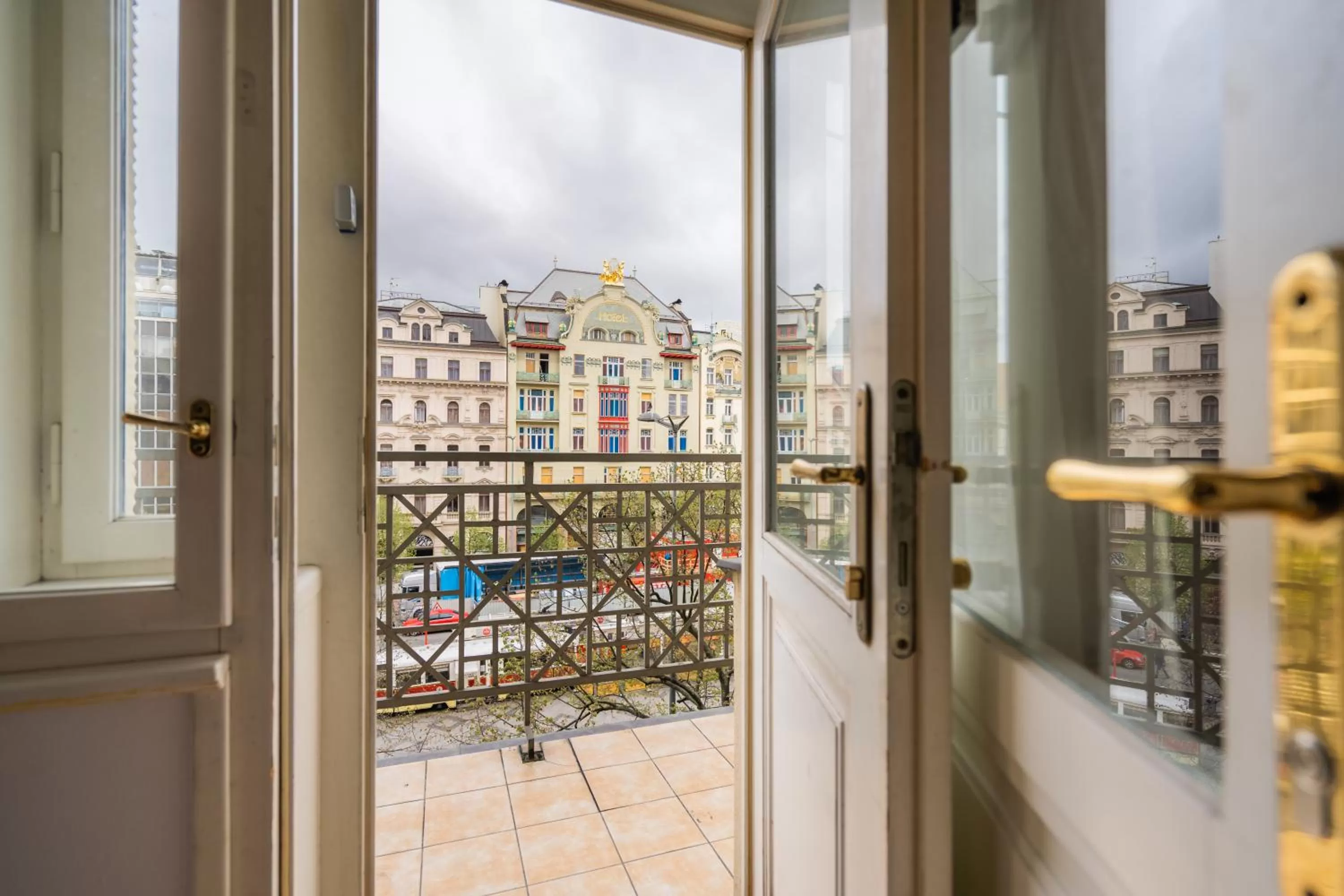 Balcony/Terrace in EA ApartHotel Melantrich