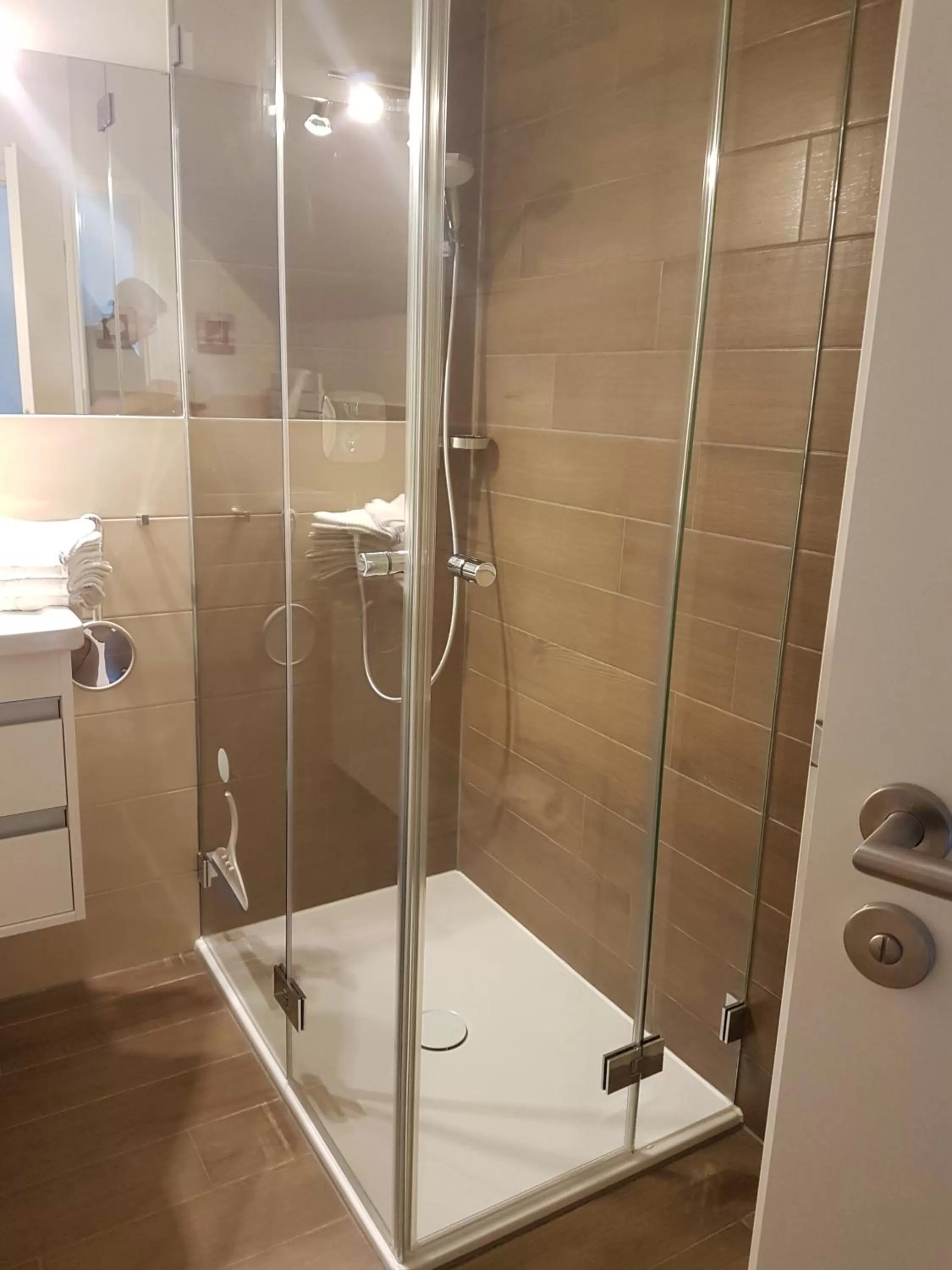 Shower in Hotel Rosenhof