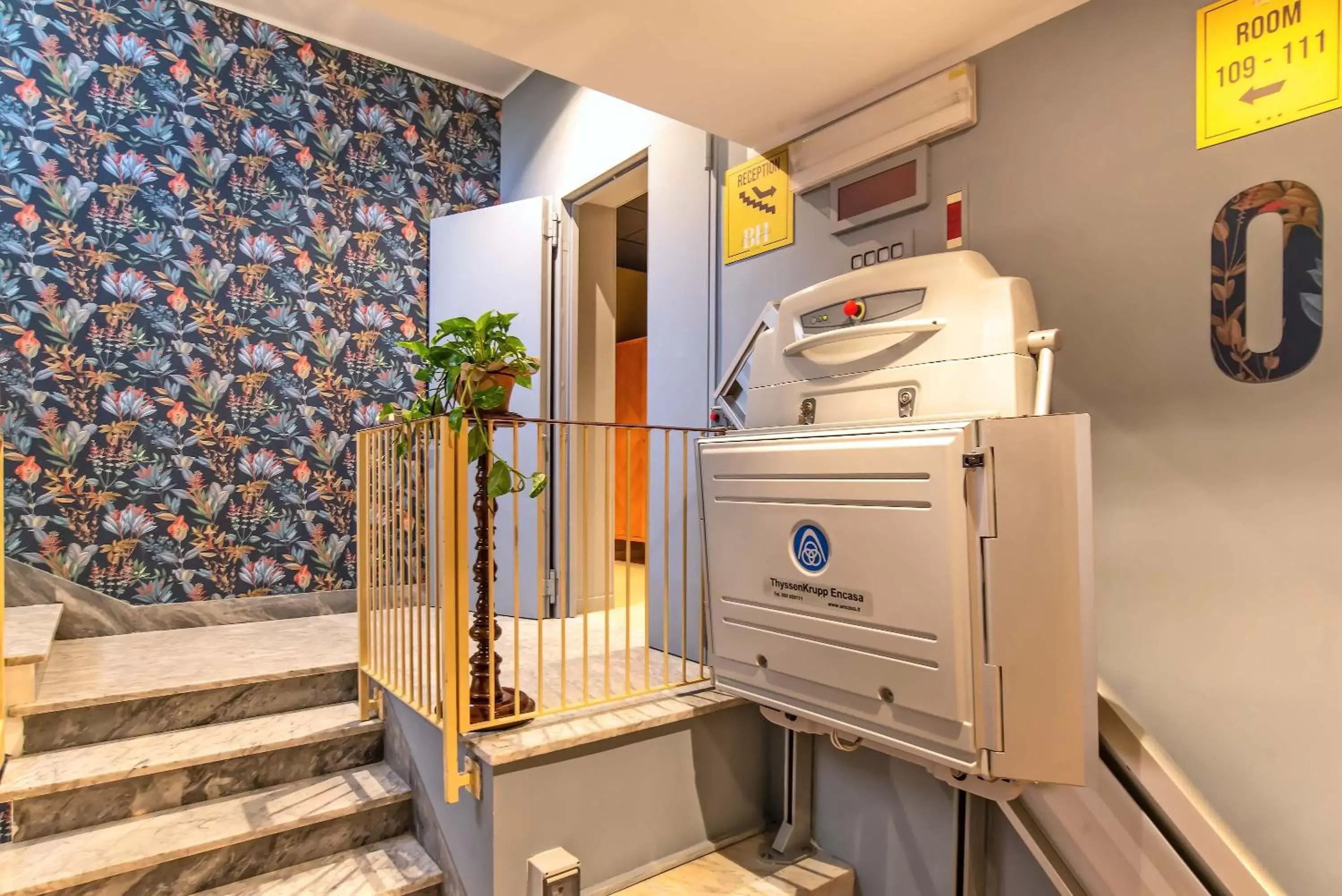 acessibility, Kitchen/Kitchenette in Bloom Hotel Rome