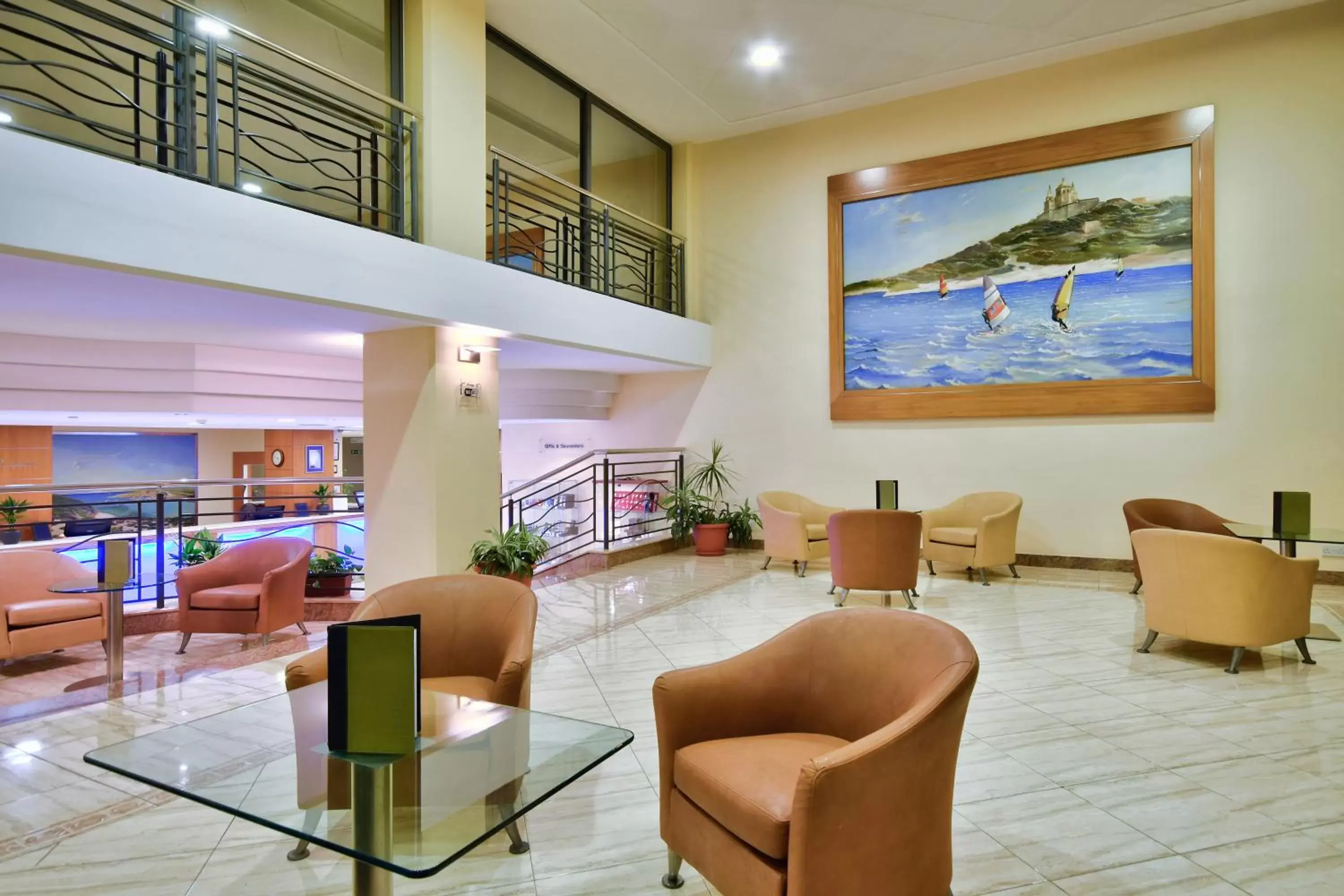 Lobby or reception, Lounge/Bar in Luna Holiday Complex