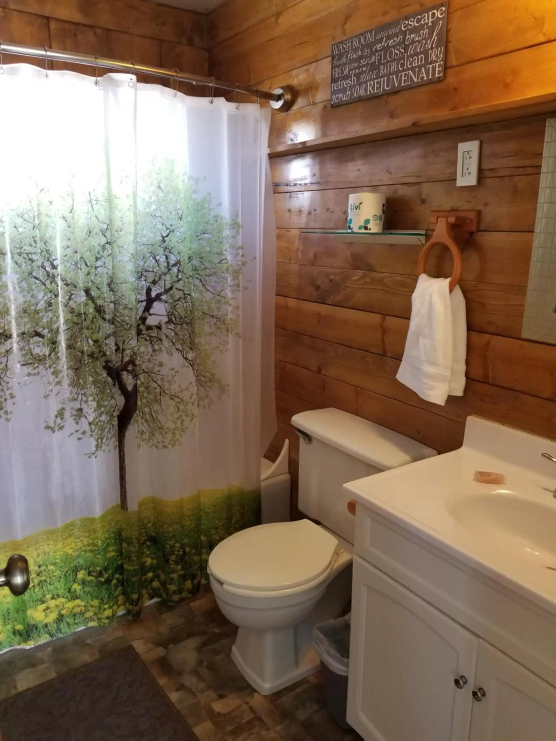 Bathroom in Two Rivers Inn