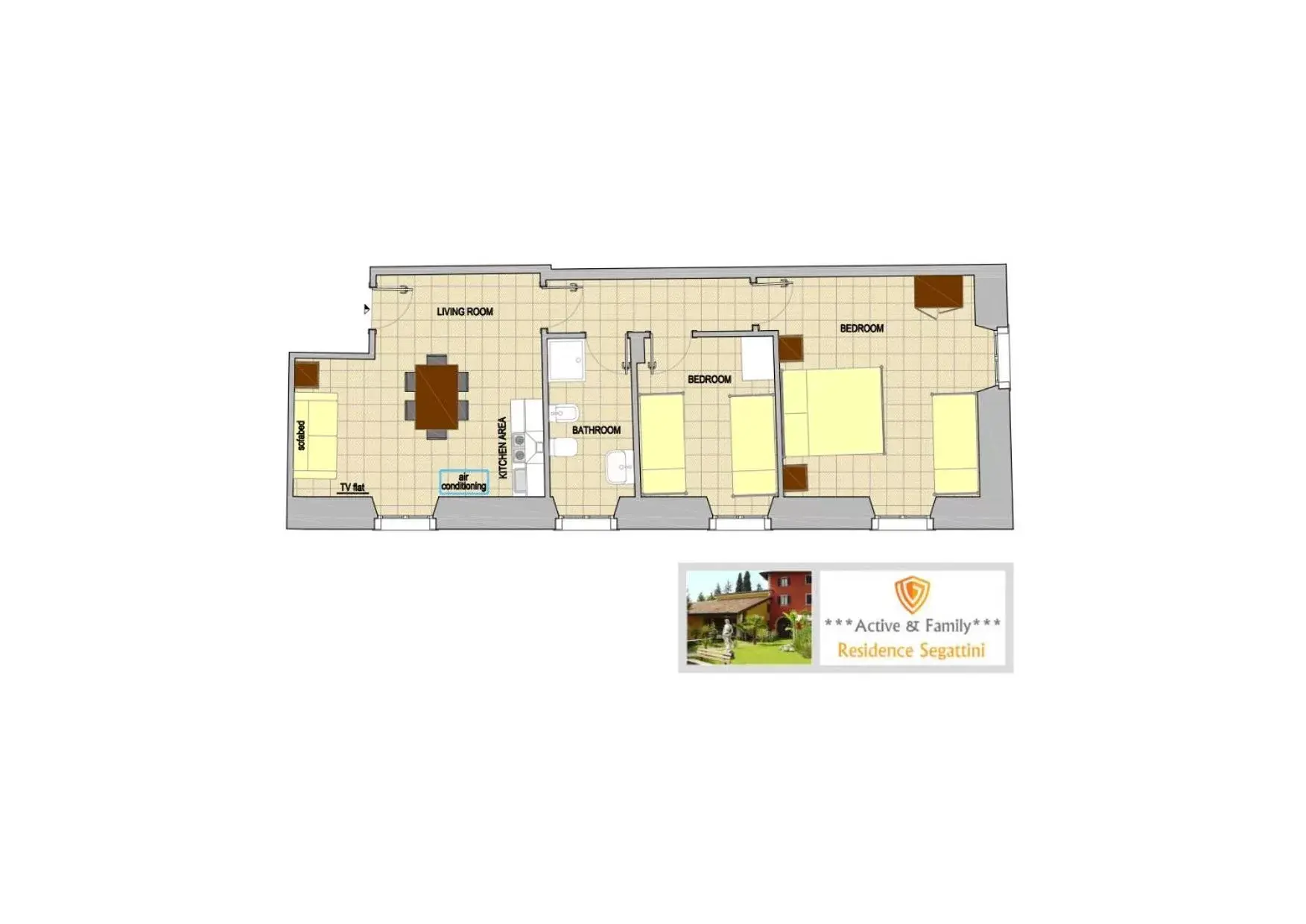 Floor Plan in Residence Segattini