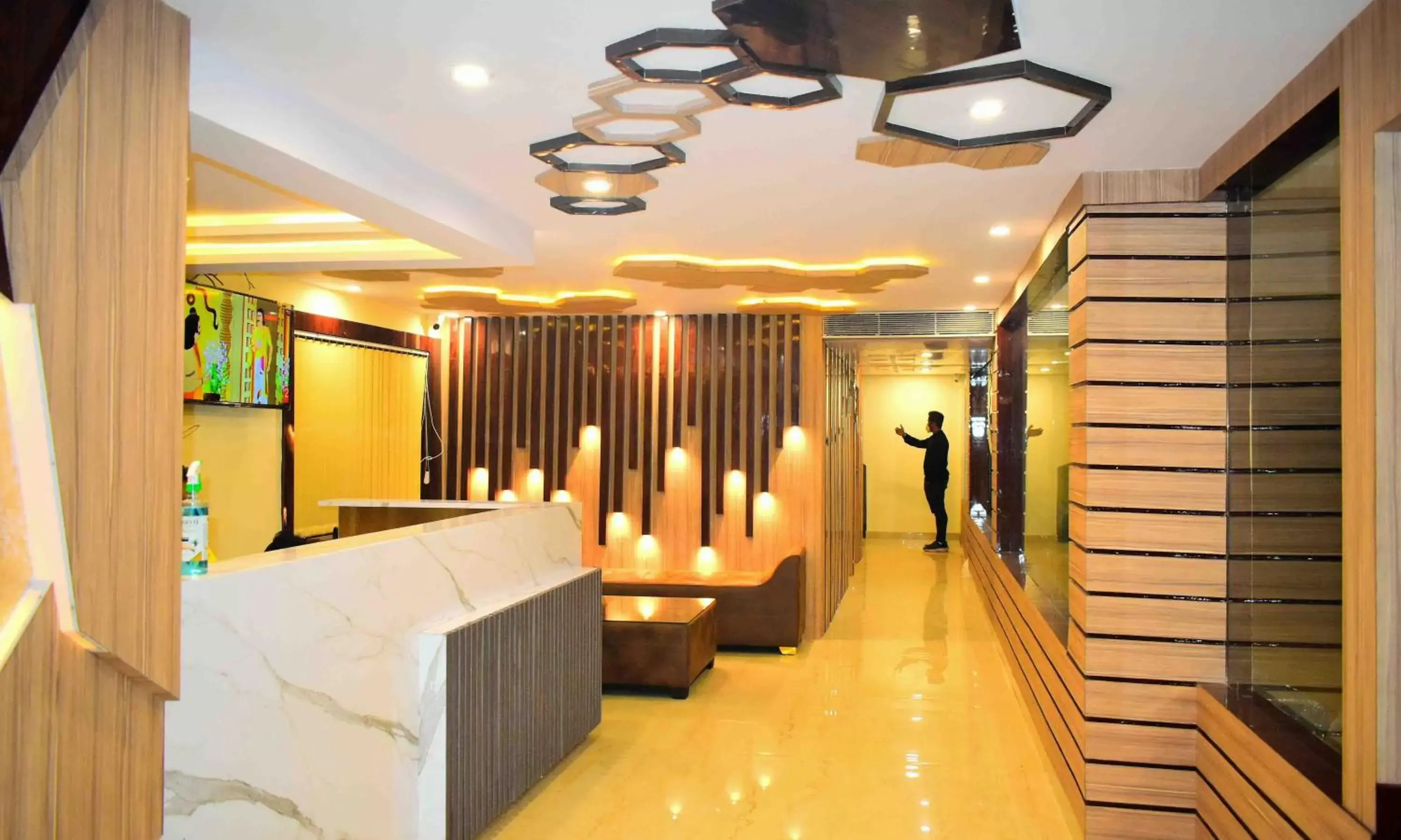 Lobby or reception in Hotel Grand Residency Lobby or reception in Hotel Grand Residency